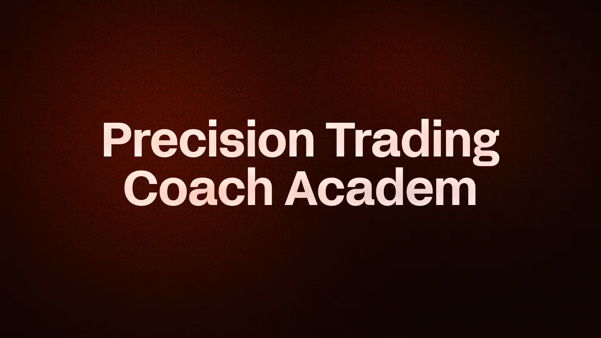 Forex Precision Bootcamp