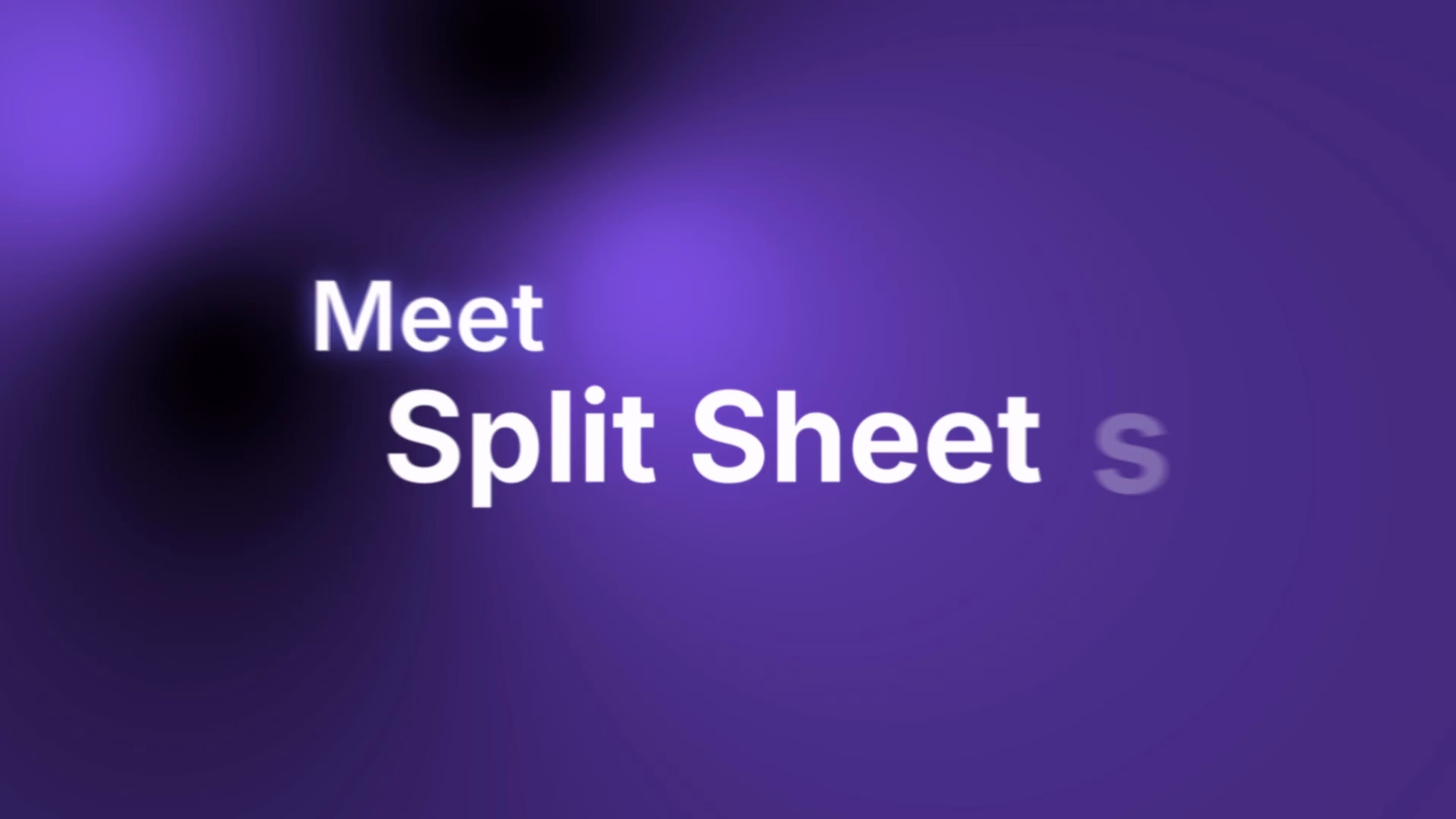 Split Sheets - Solo, Plus, Pro