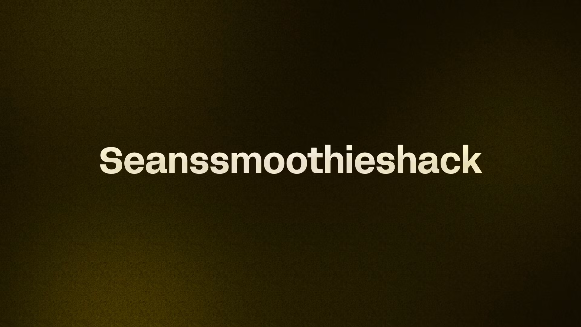 Seanssmoothieshack 