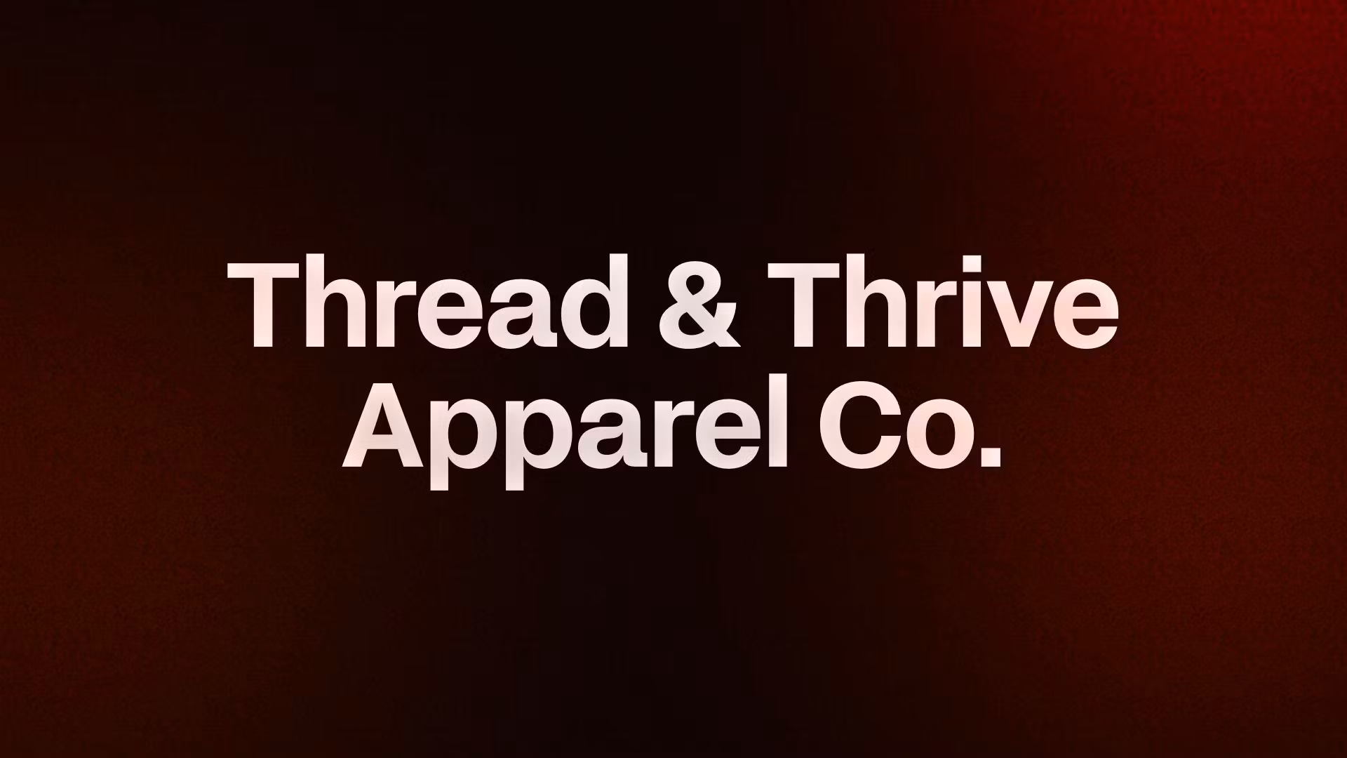 Thread & Thrive Apparel Co.
