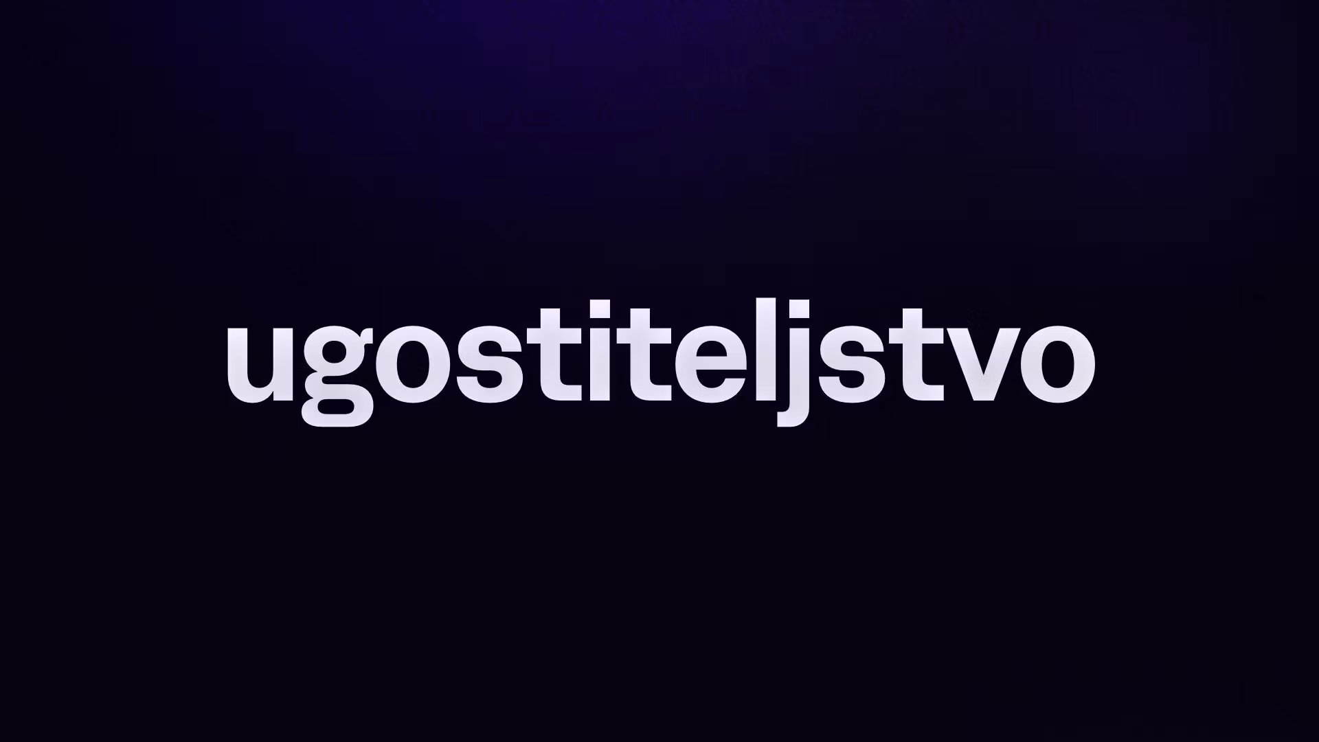 ugostiteljstvo