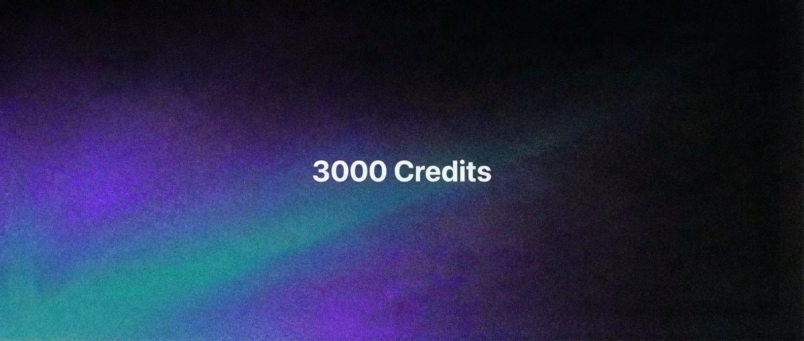 3000 Credits
