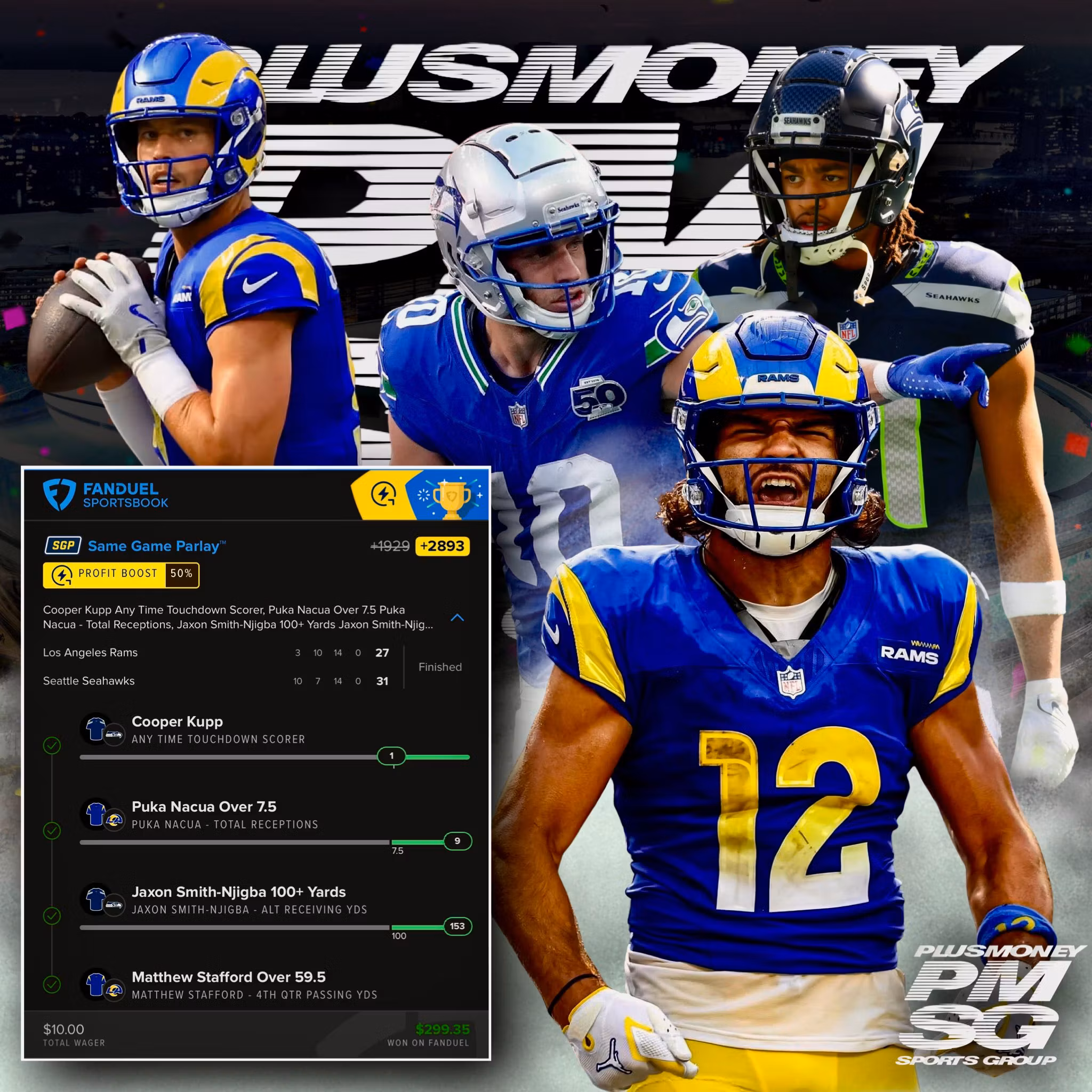 PLUSMONEY SPORTS BETTING GROUP
