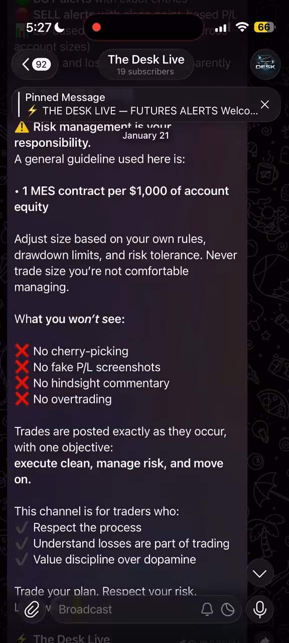 The Desk — Clean ES Alerts