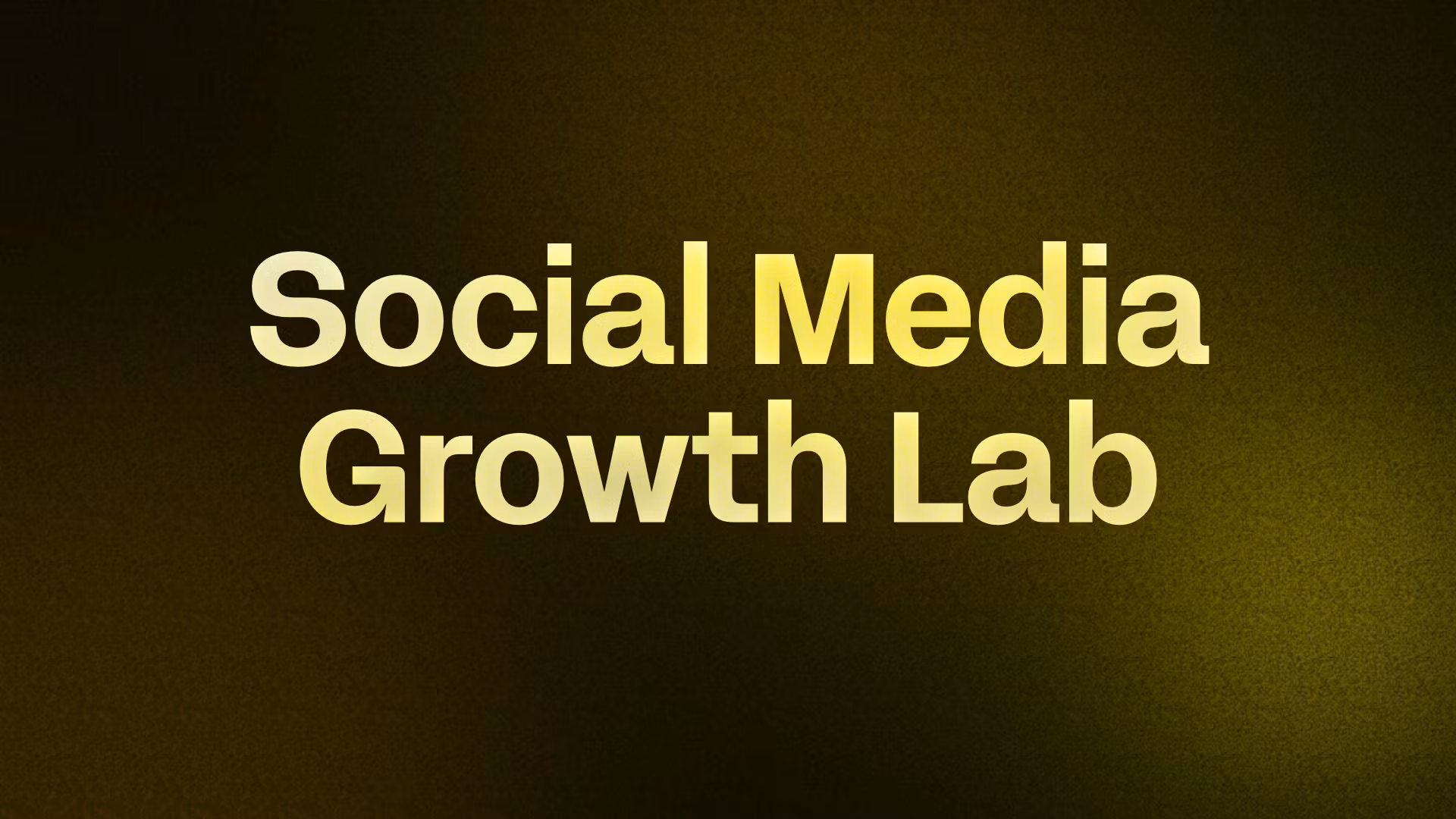 Social Media Growth Lab