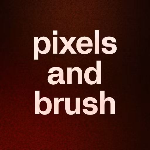 pixels and brush 