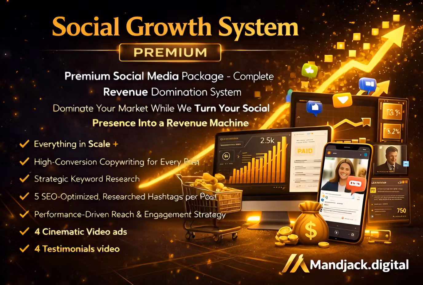Social Growth System - Premium