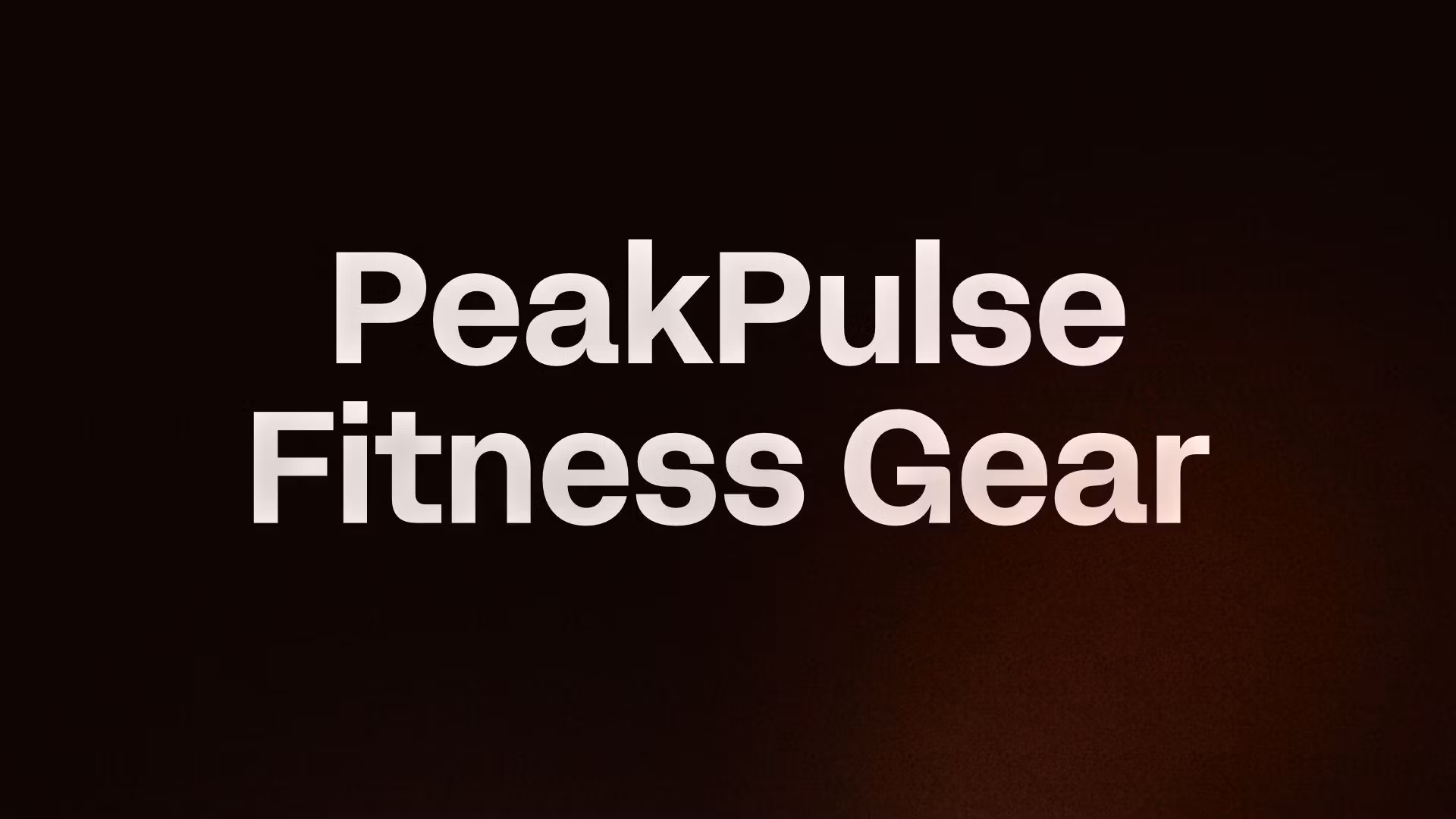 PeakPulse Fitness Gear