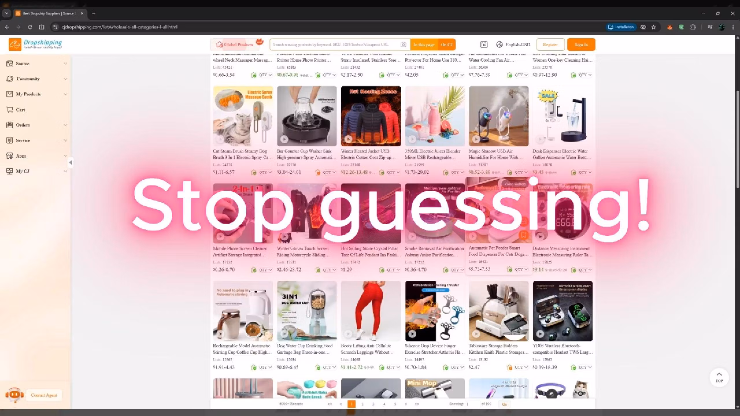 Drop Shipping AI Product scouting