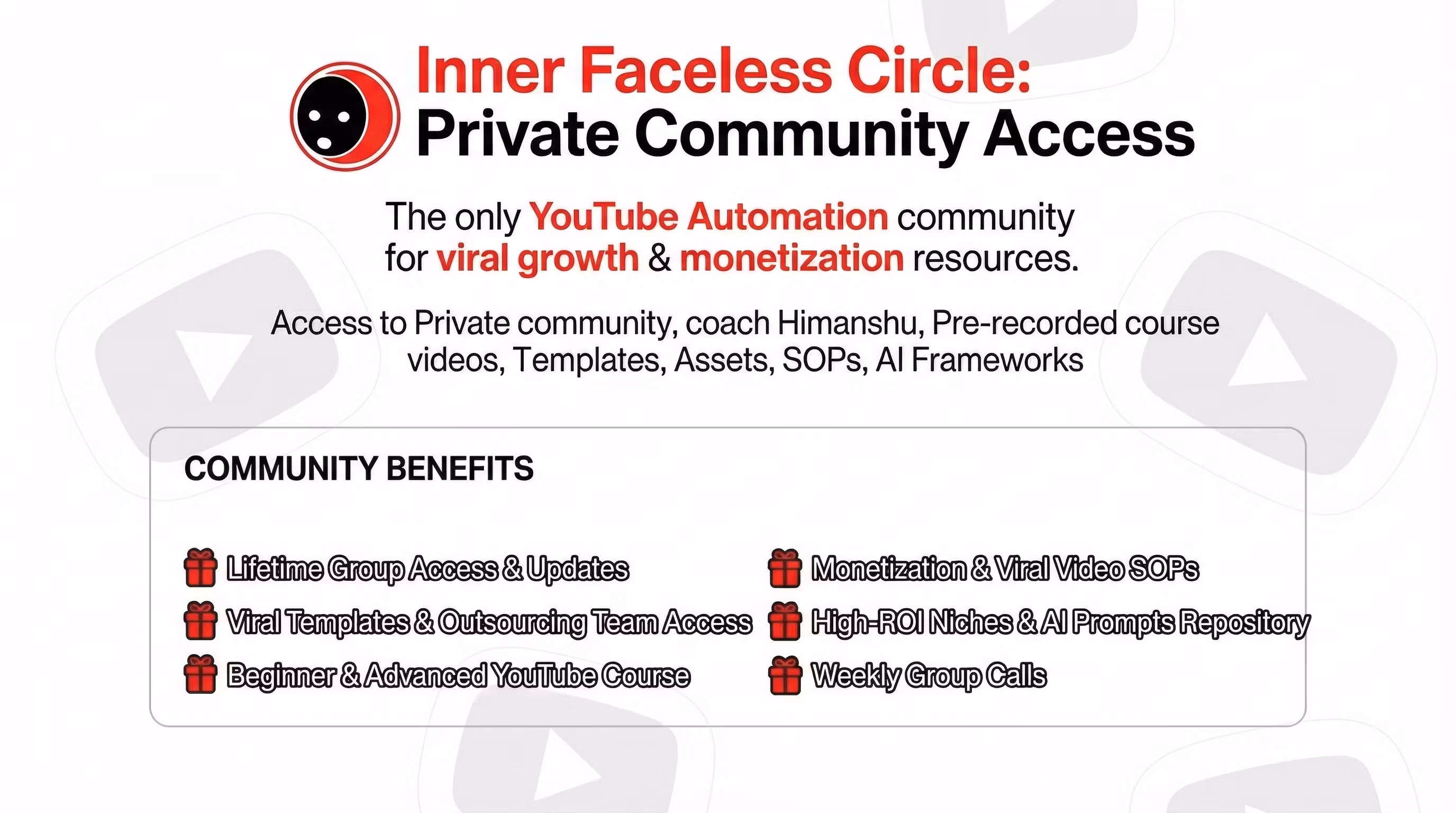 Inner Faceless Private Community