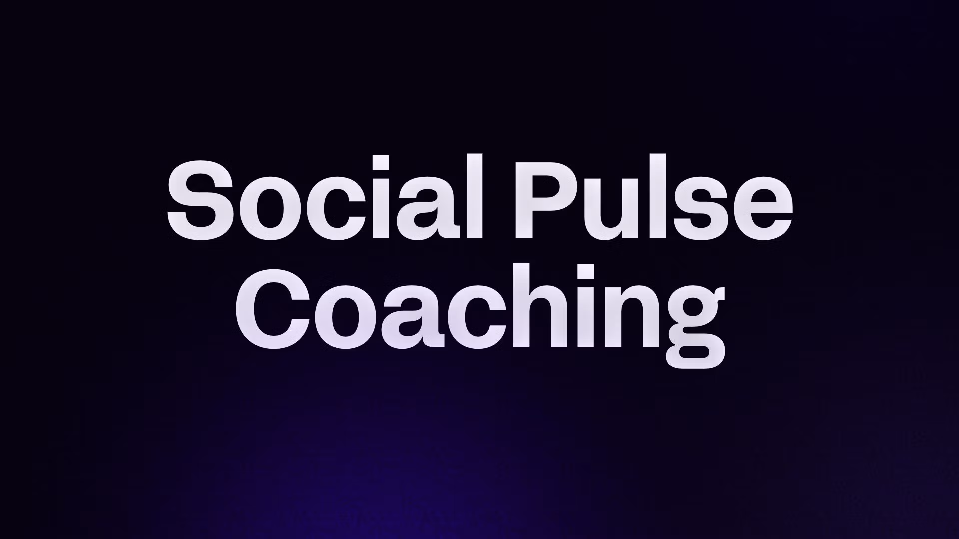 Social Pulse Coaching
