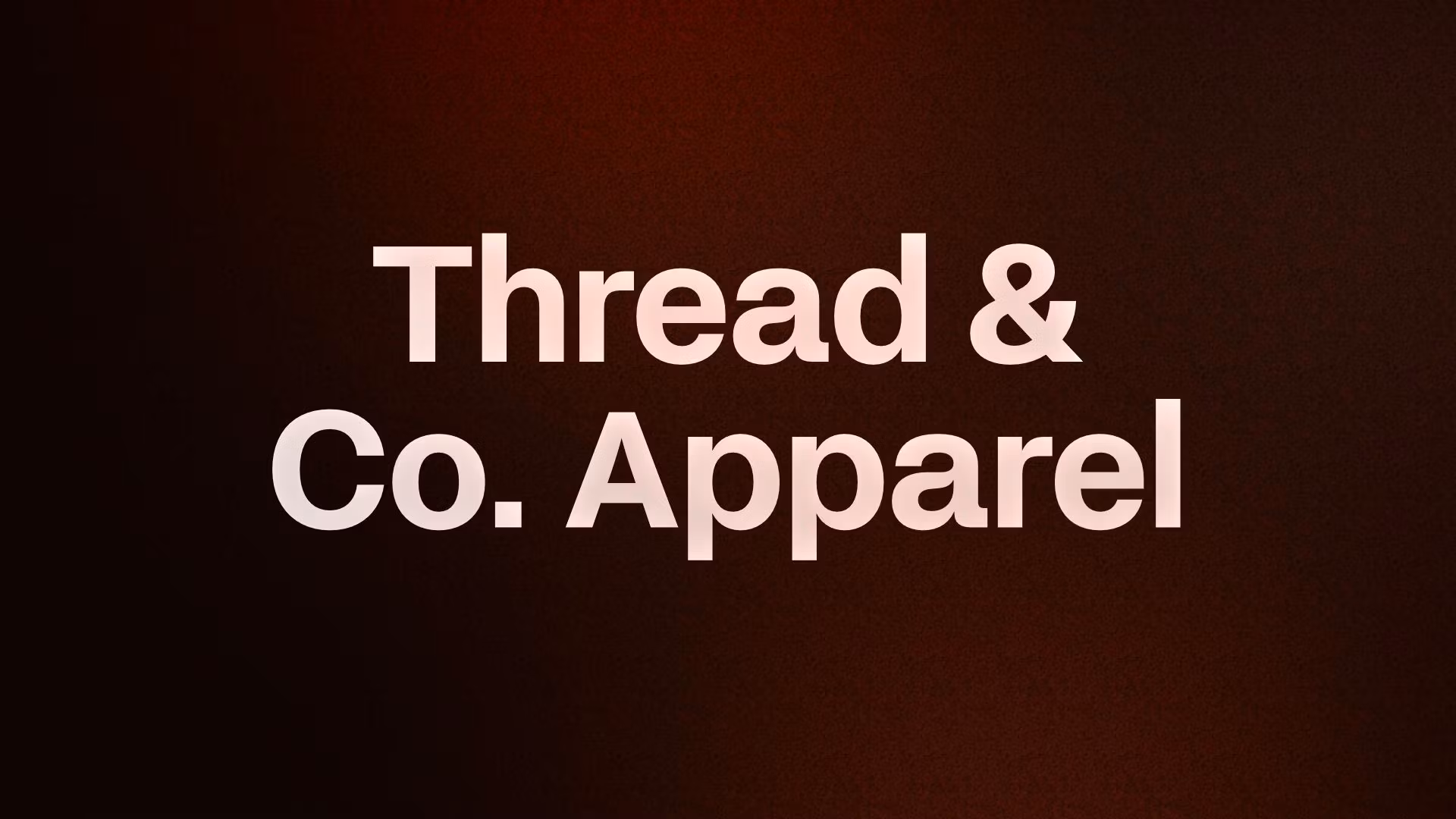 Thread & Co. Apparel