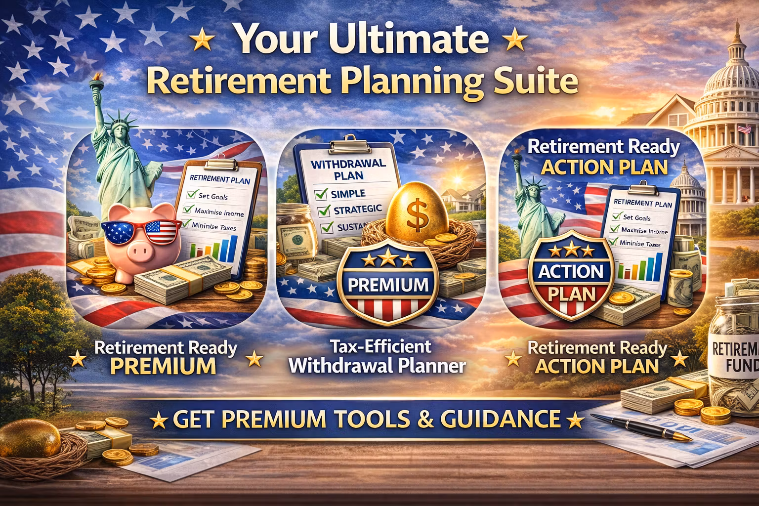 Retirement Ready USA Premium Bundle