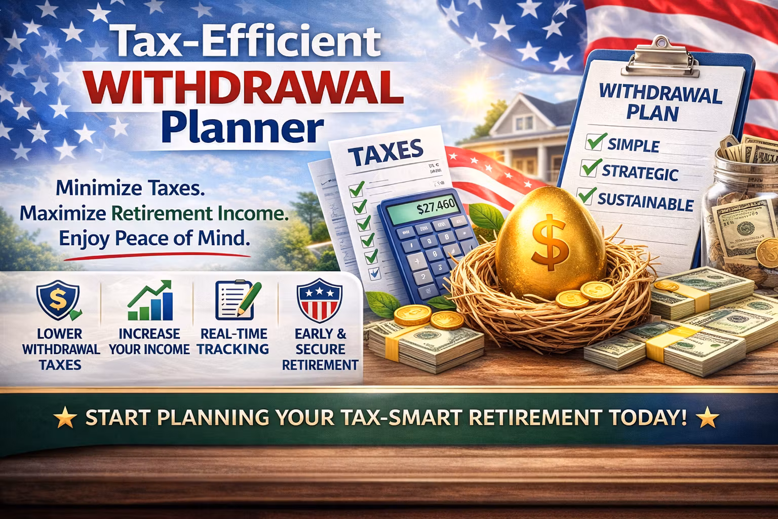 Tax Efficient Withdrawal Planner