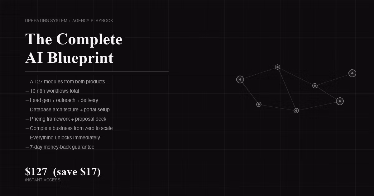 The Complete AI Blueprint