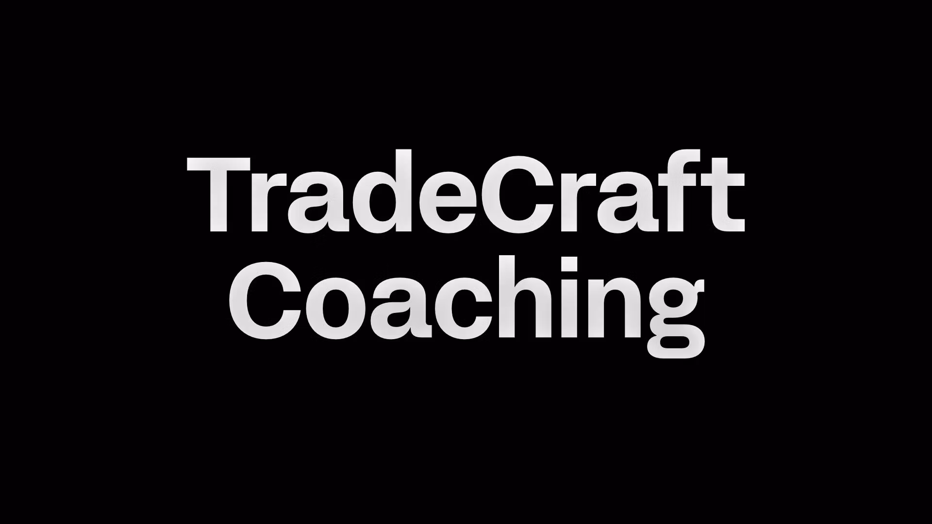 TradeCraft Coaching