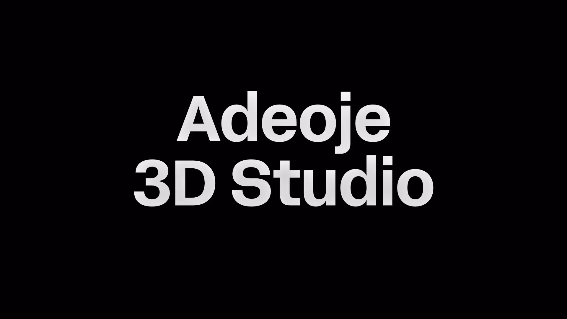 Adeoje 3D Studio