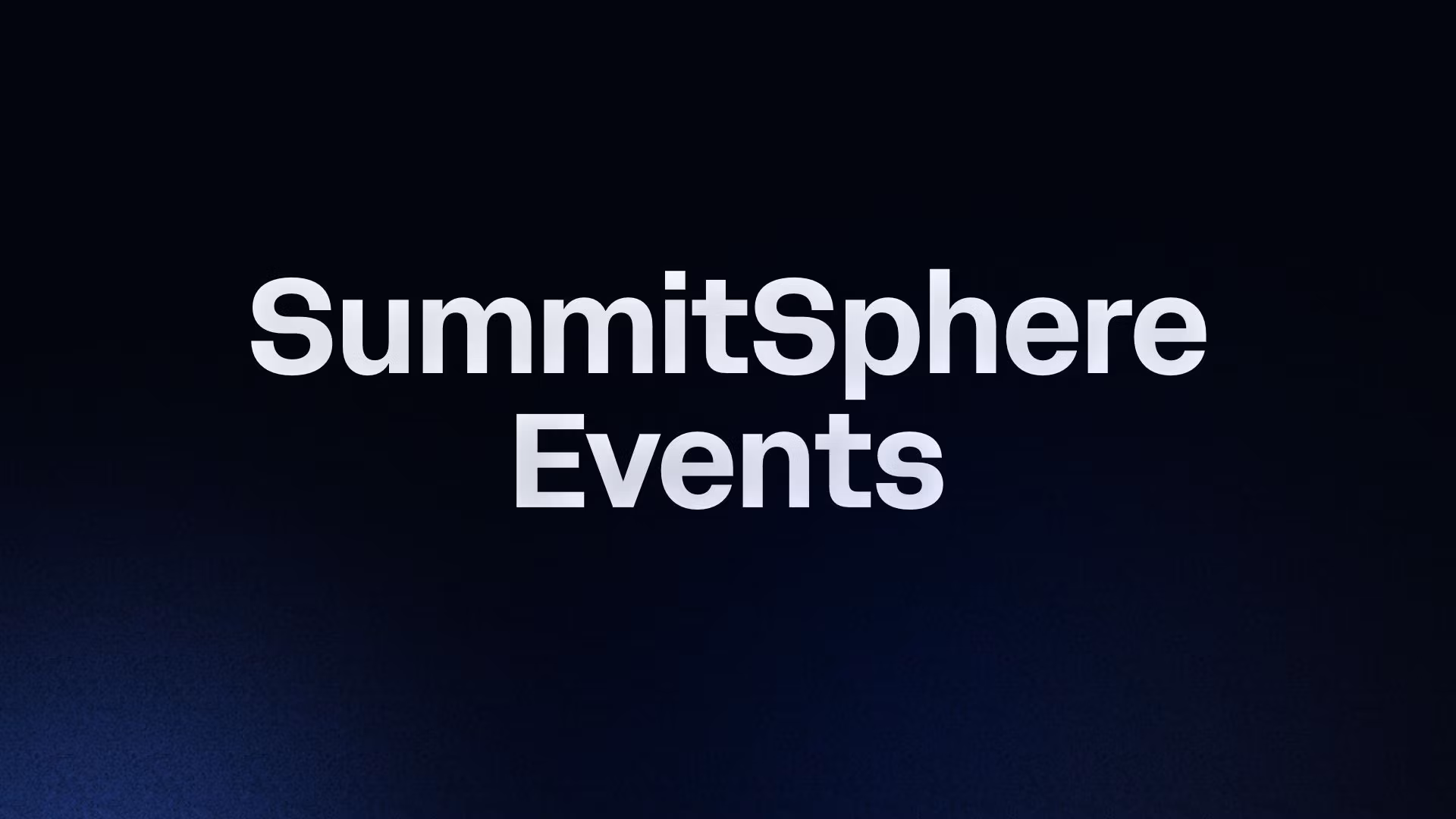 SummitSphere Events