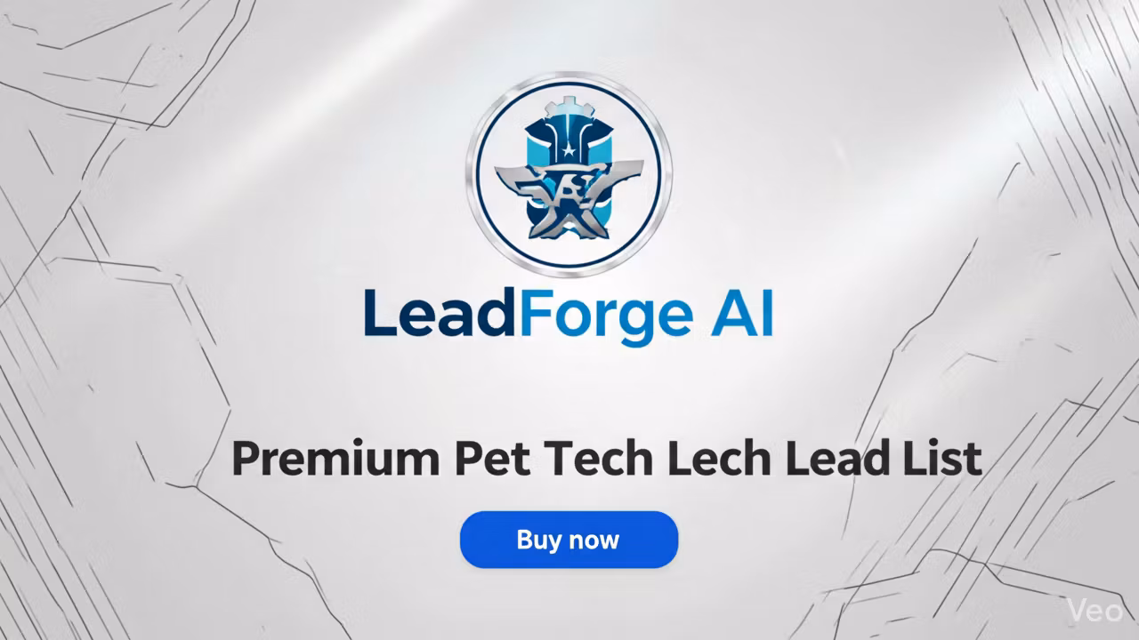 Premium Pet Tech Lead List