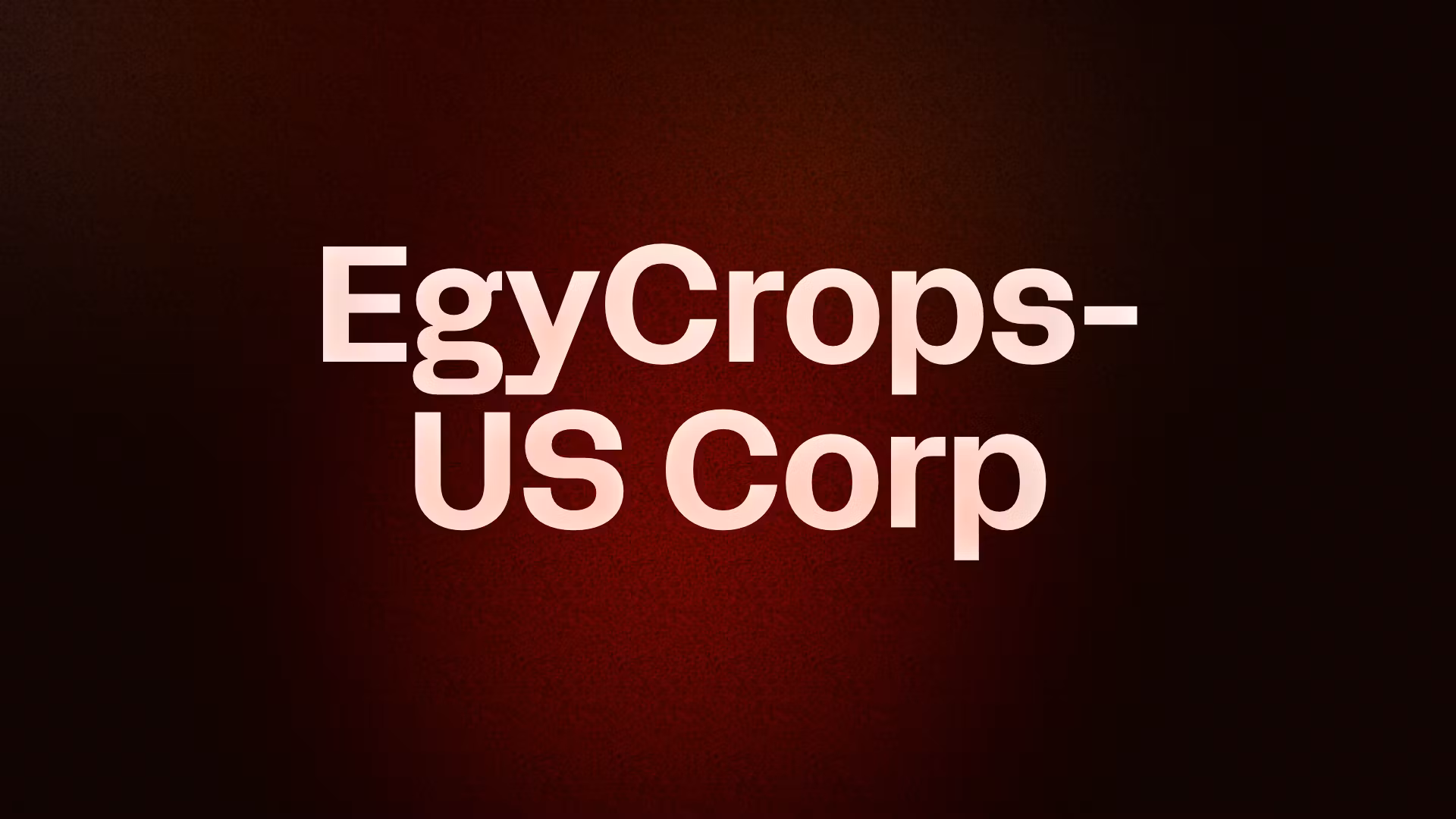 EgyCrops-US Corp