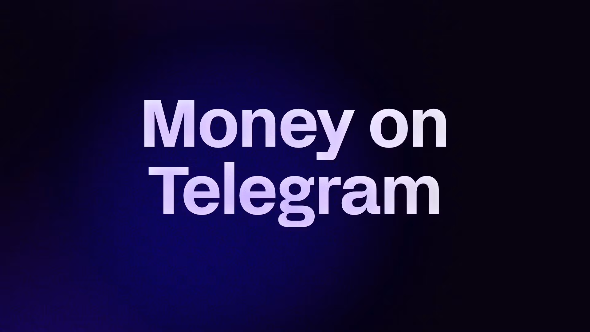Money on Telegram