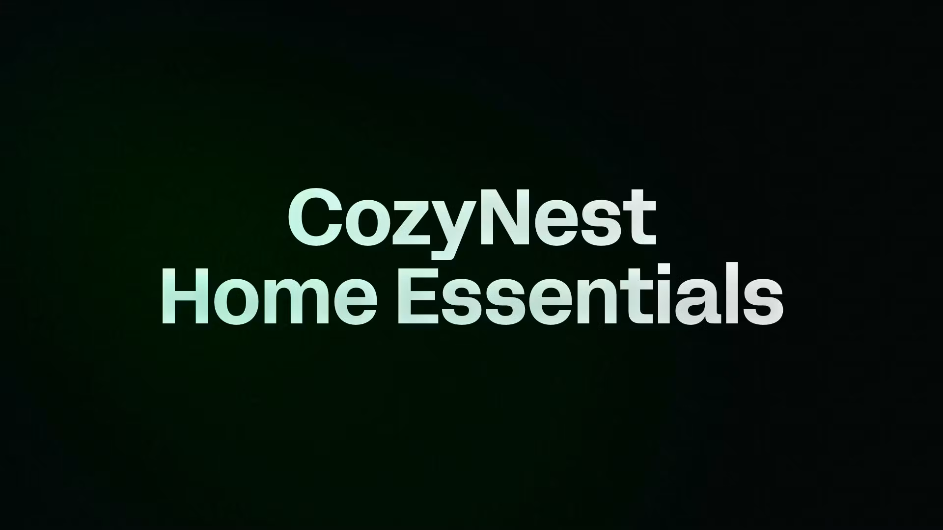 CozyNest Home Essentials