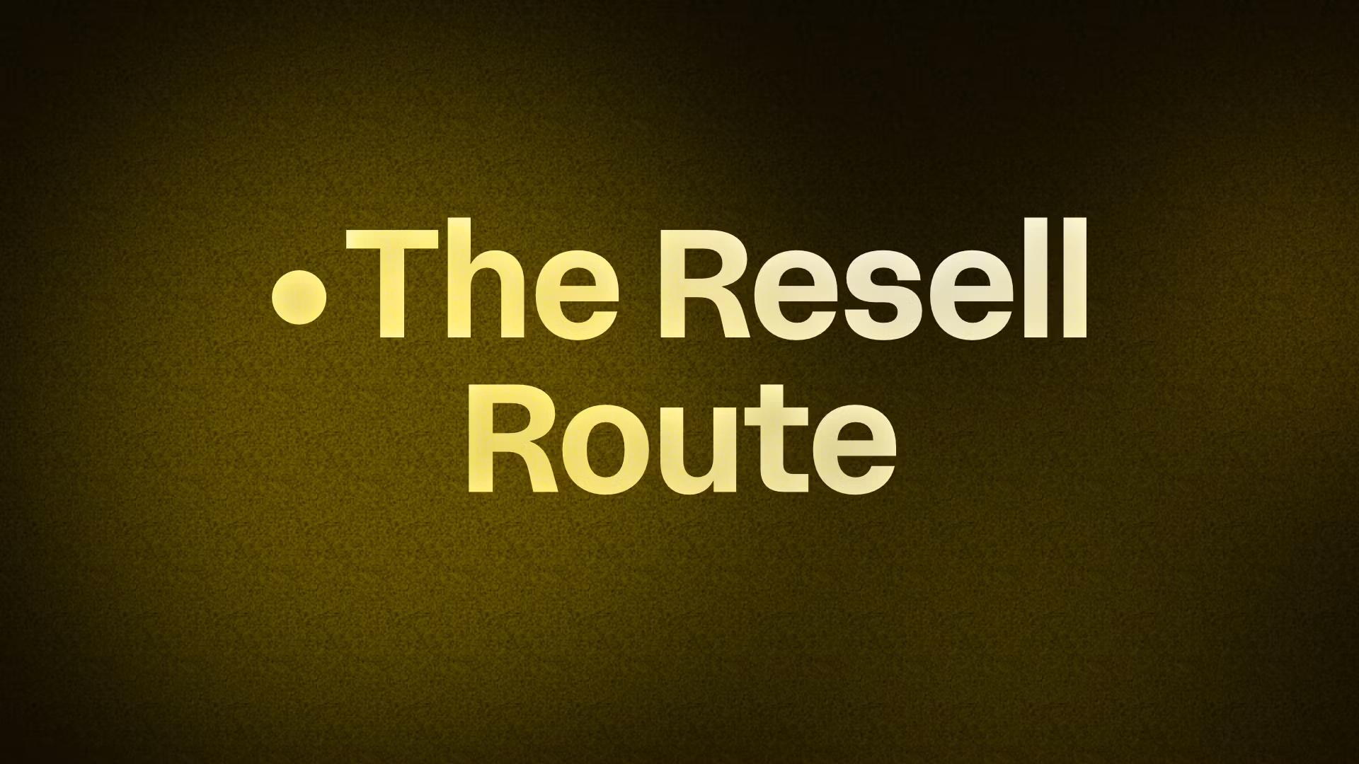 30-Day Resell Playbook