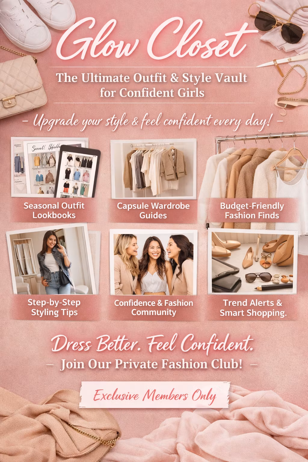 Glow Closet – Outfit Guides, S