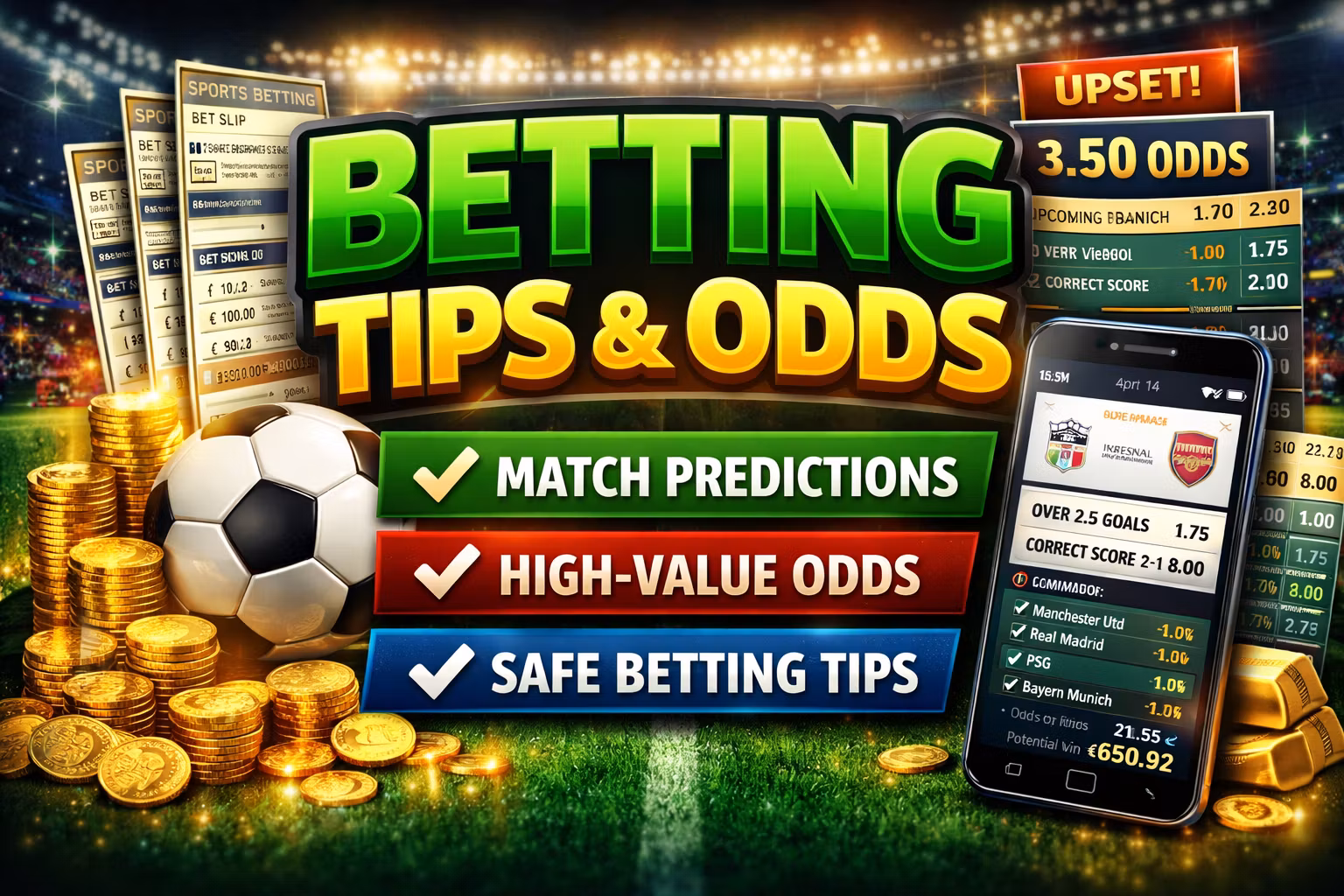 Betting tips and odds