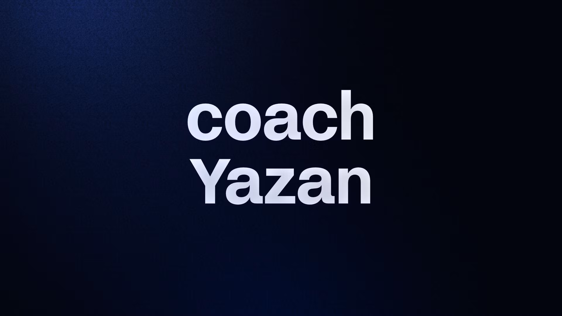 coach Yazan 
