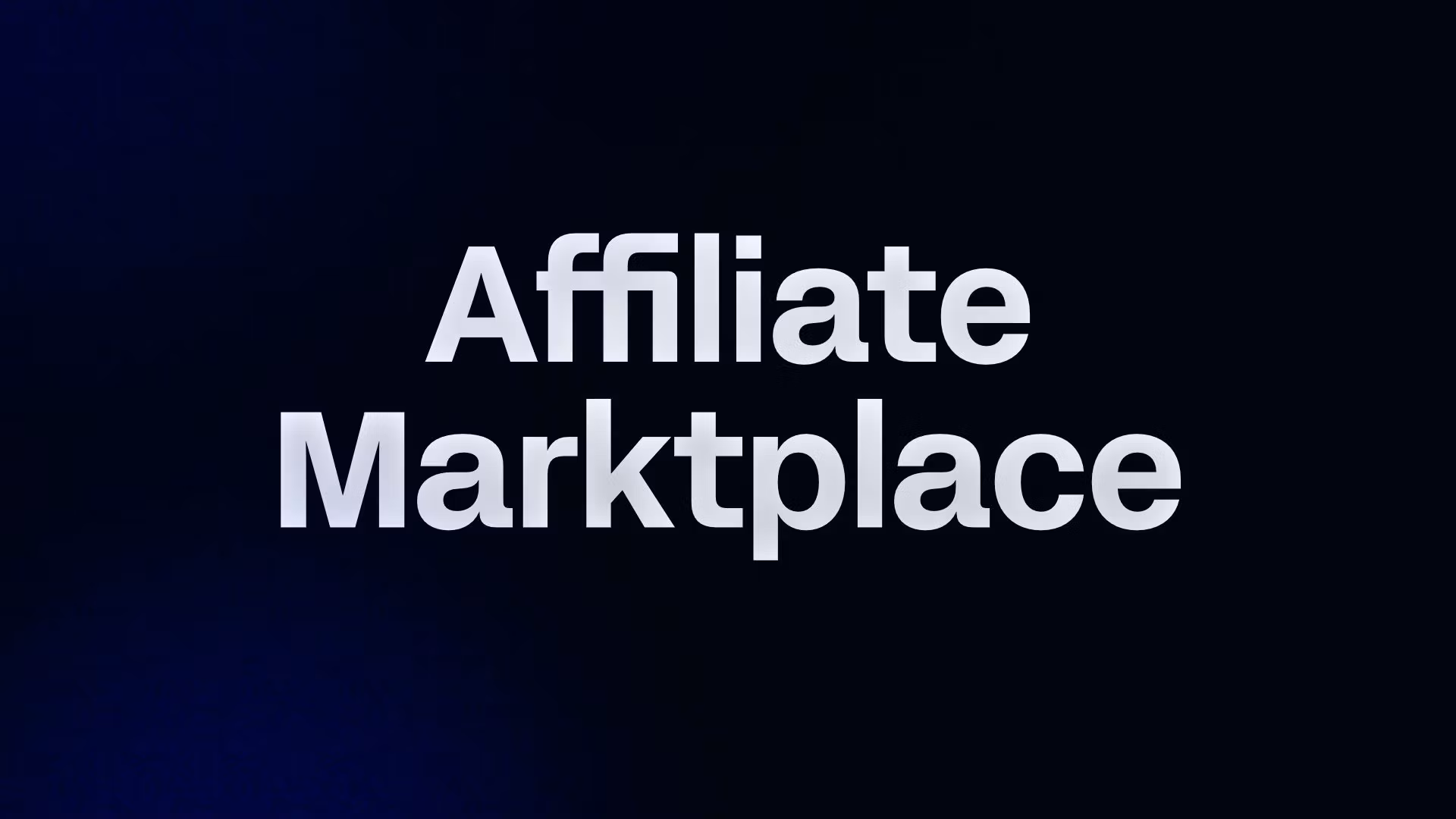 Affiliate Marktplace