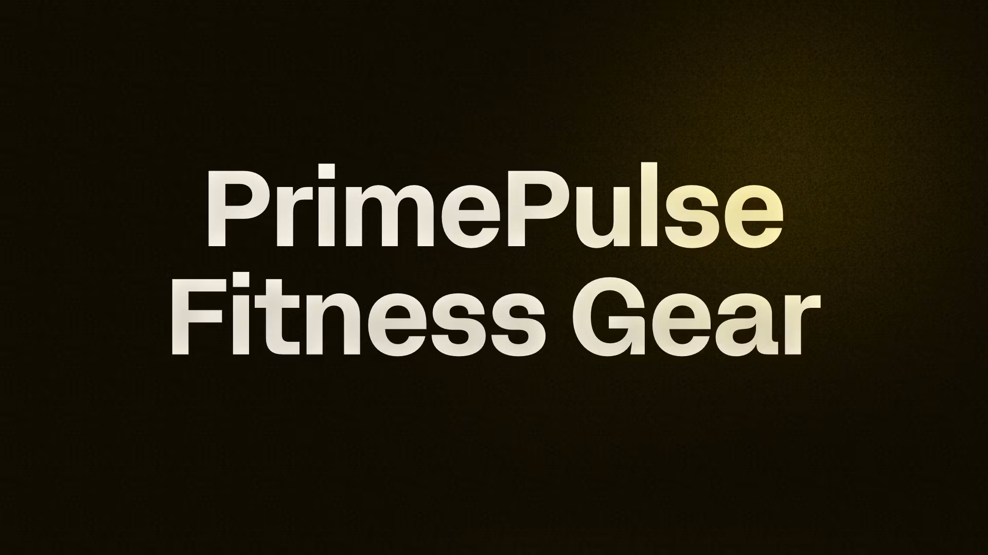 PrimePulse Fitness Gear
