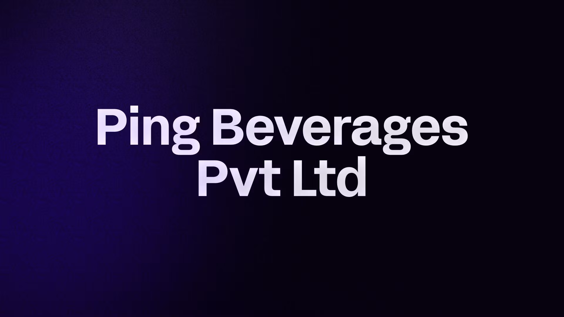 Ping Beverages Pvt Ltd