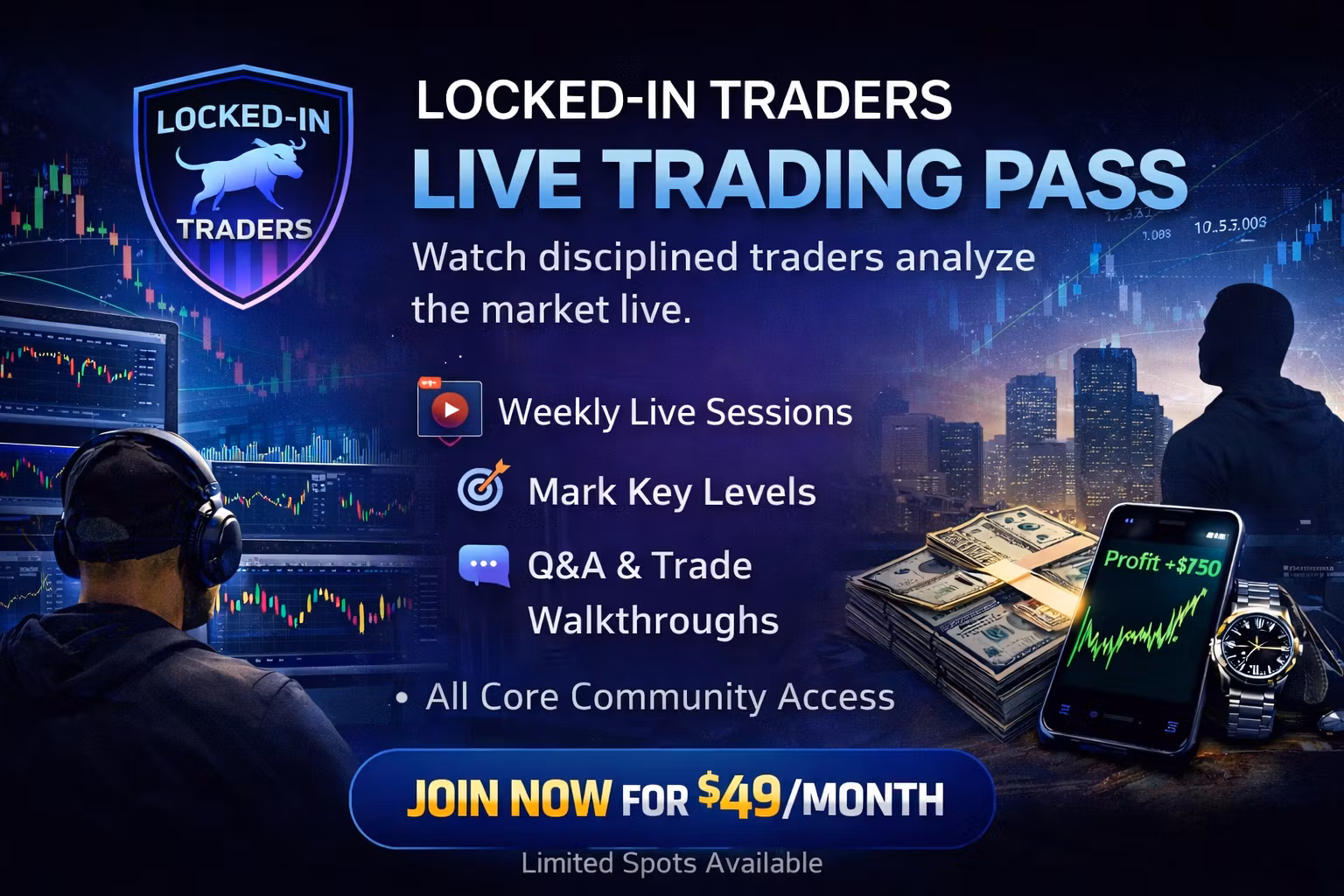 Locked-In Traders — Live Trading Pass