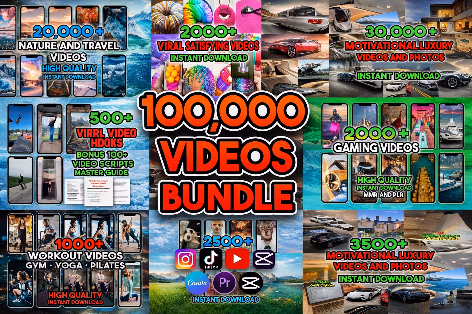 🔥🚀 100,000+ VIRAL VIDEOS BUNDLE 🔥🚀