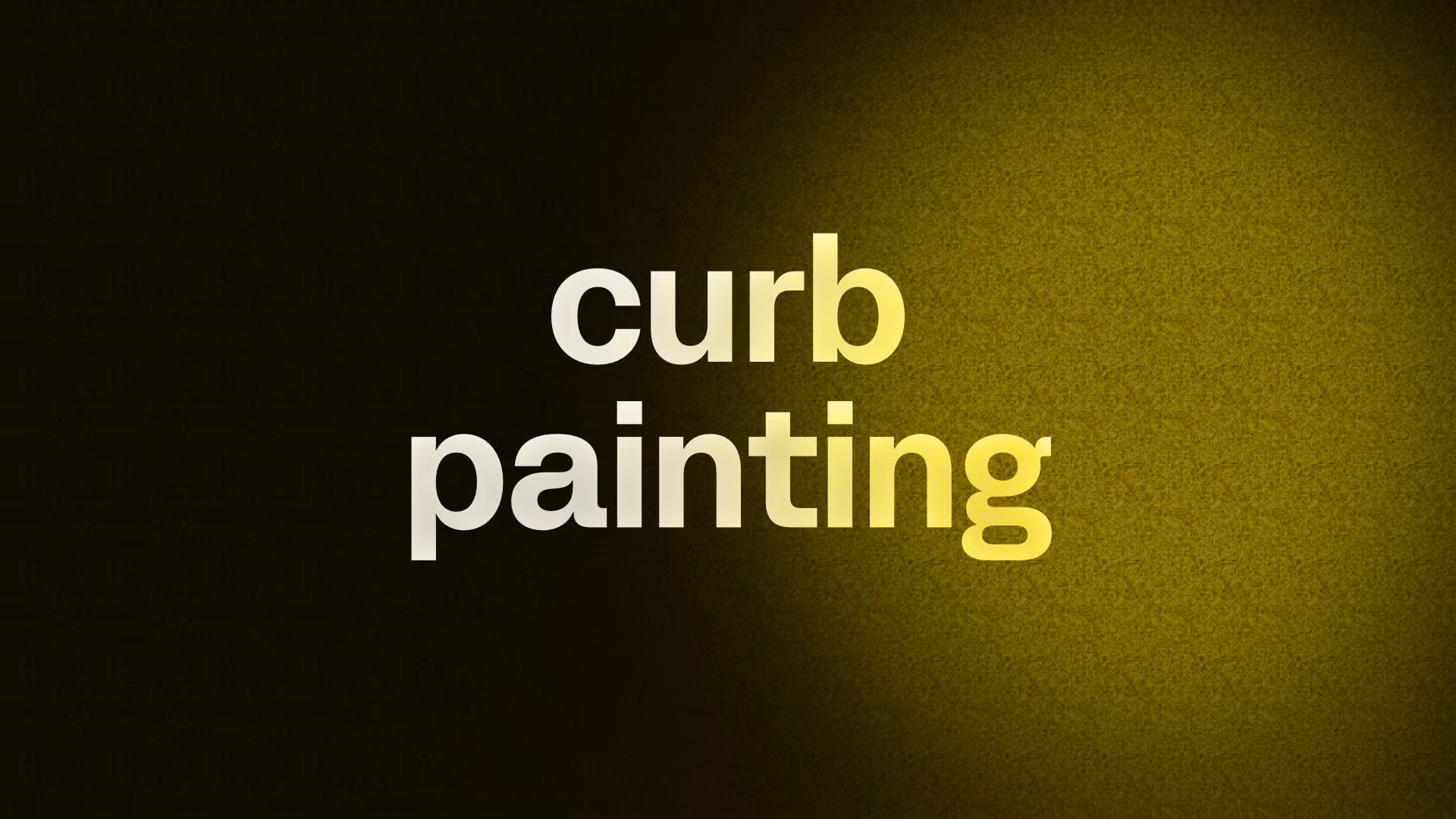 curb painting