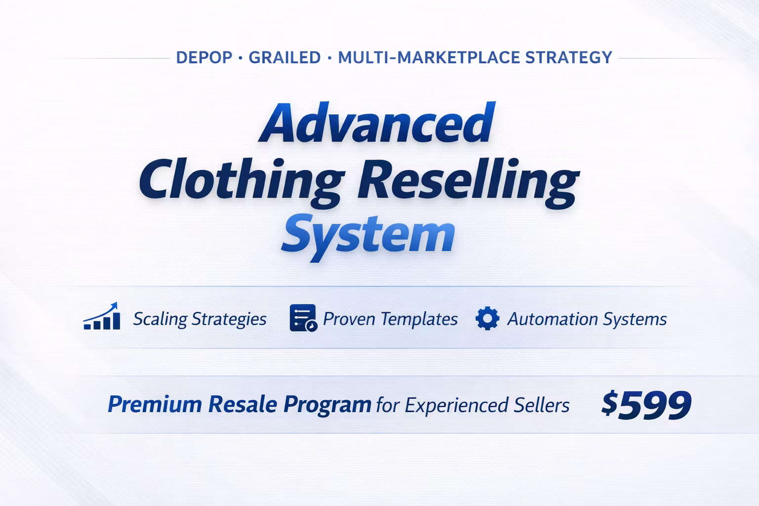 dvanced Clothing Reselling System