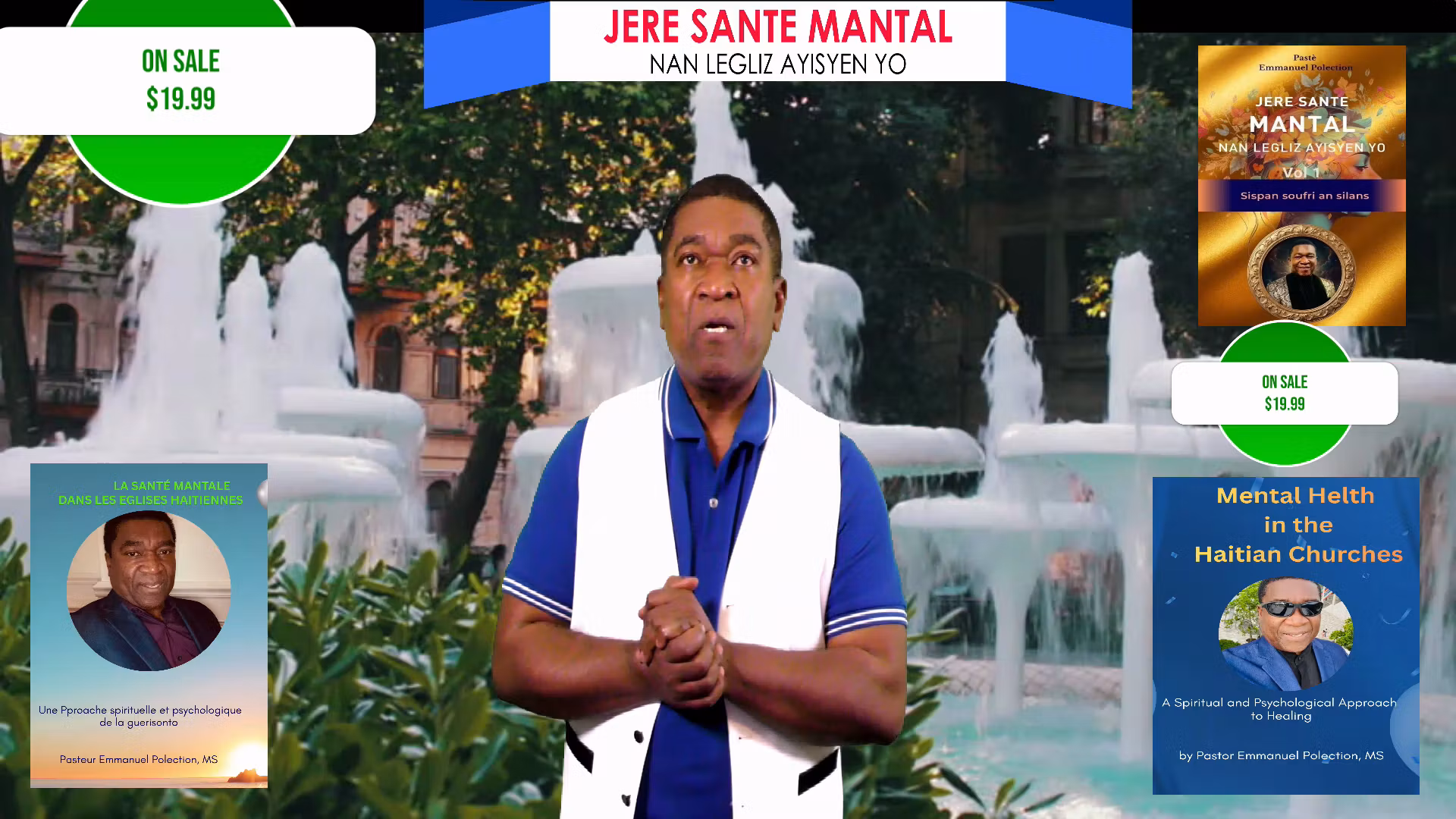 Envitasyon pou gade video kap envite yo achte Ebook Kreyol, Angle e Franse