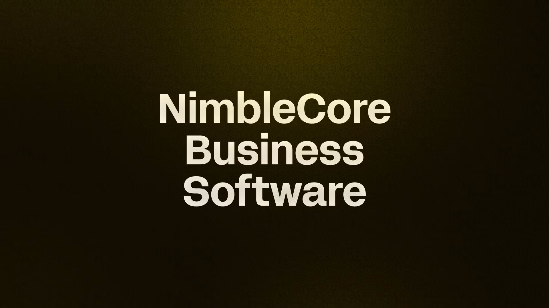 NimbleCore Business Software