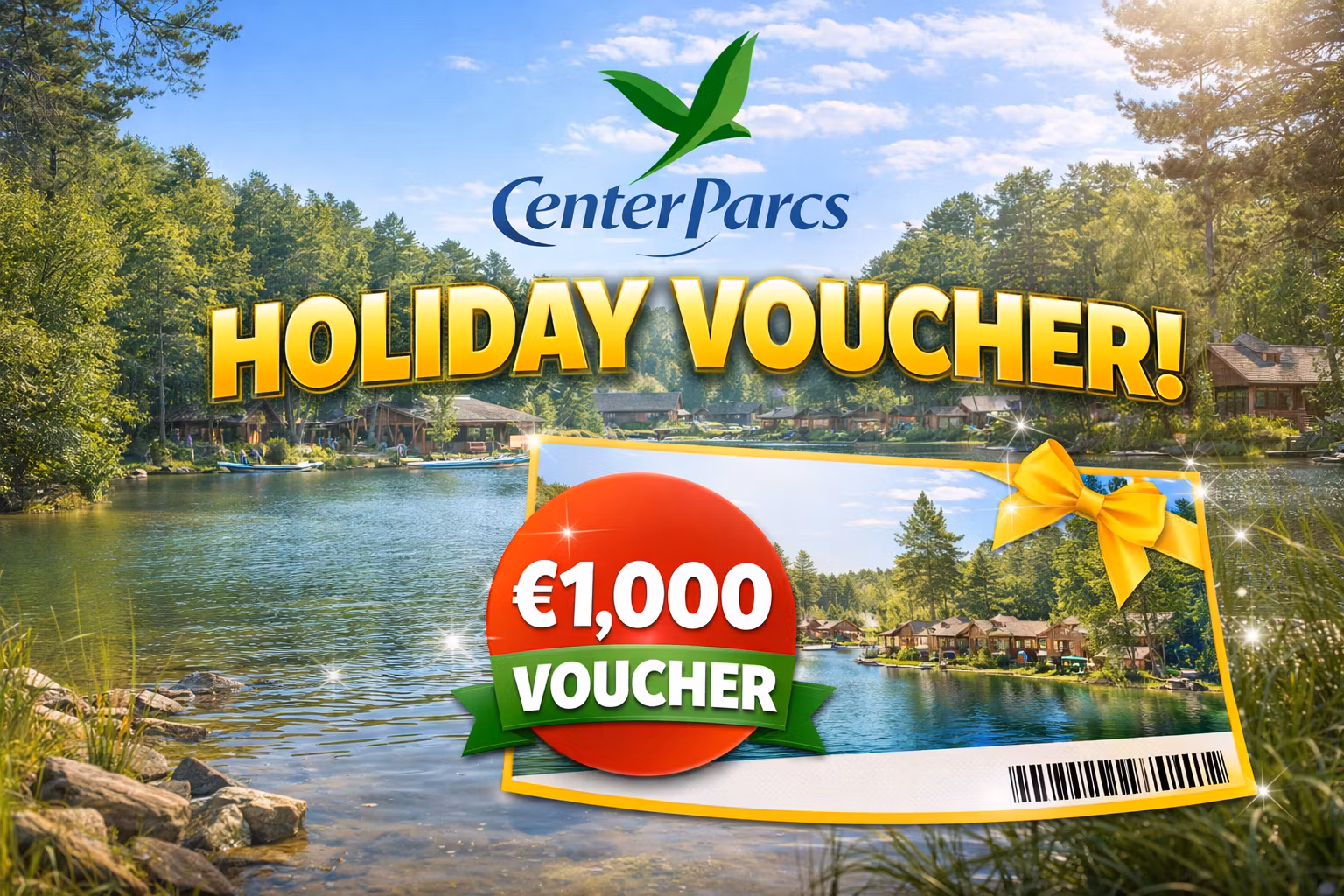 Center Parcs Holiday Voucher €