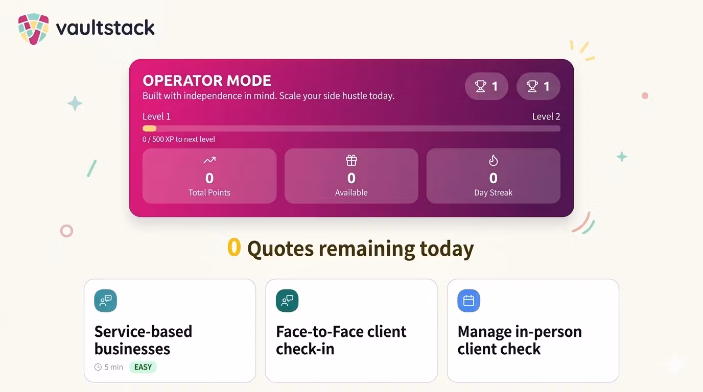 Vaultstack - Small Business Platform