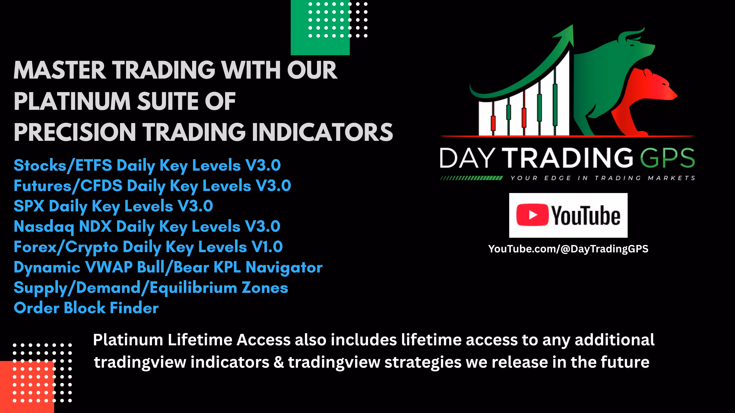 Day Trading GPS Platinum Suite  - (Tradingview) (Lifetime Access)