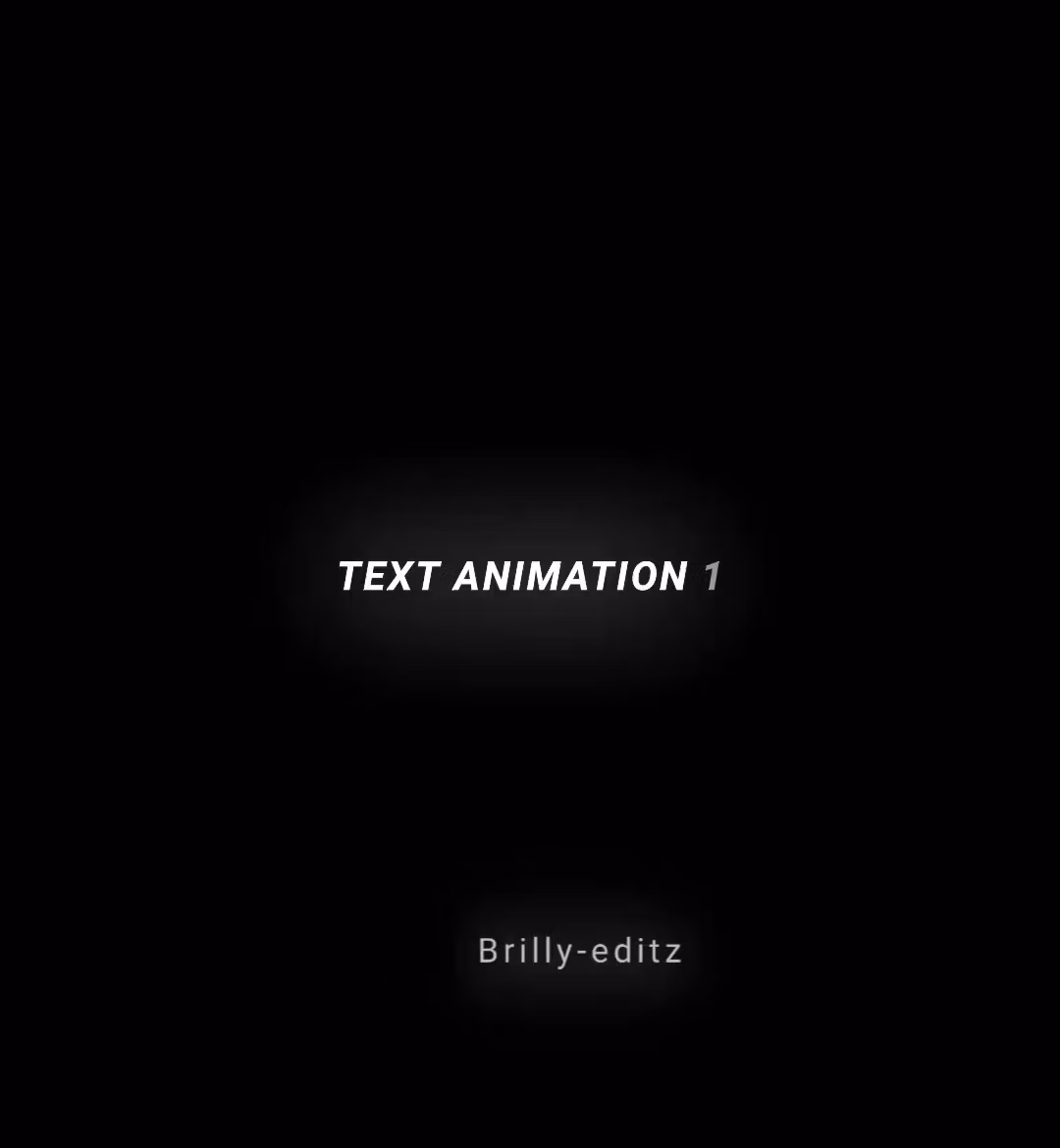 Beginners animation text