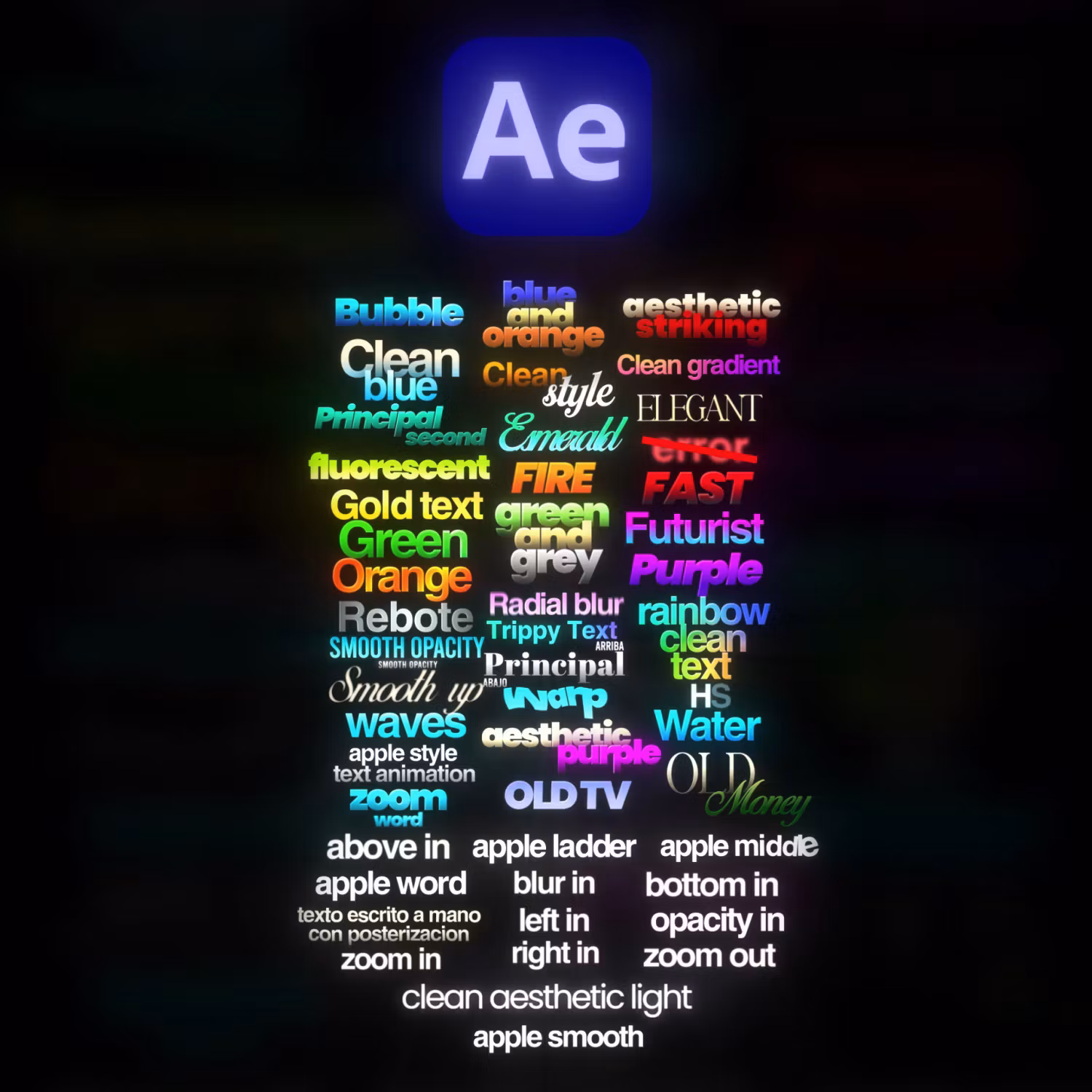 PACK V2.0 TITULOS AFTER EFFECTS