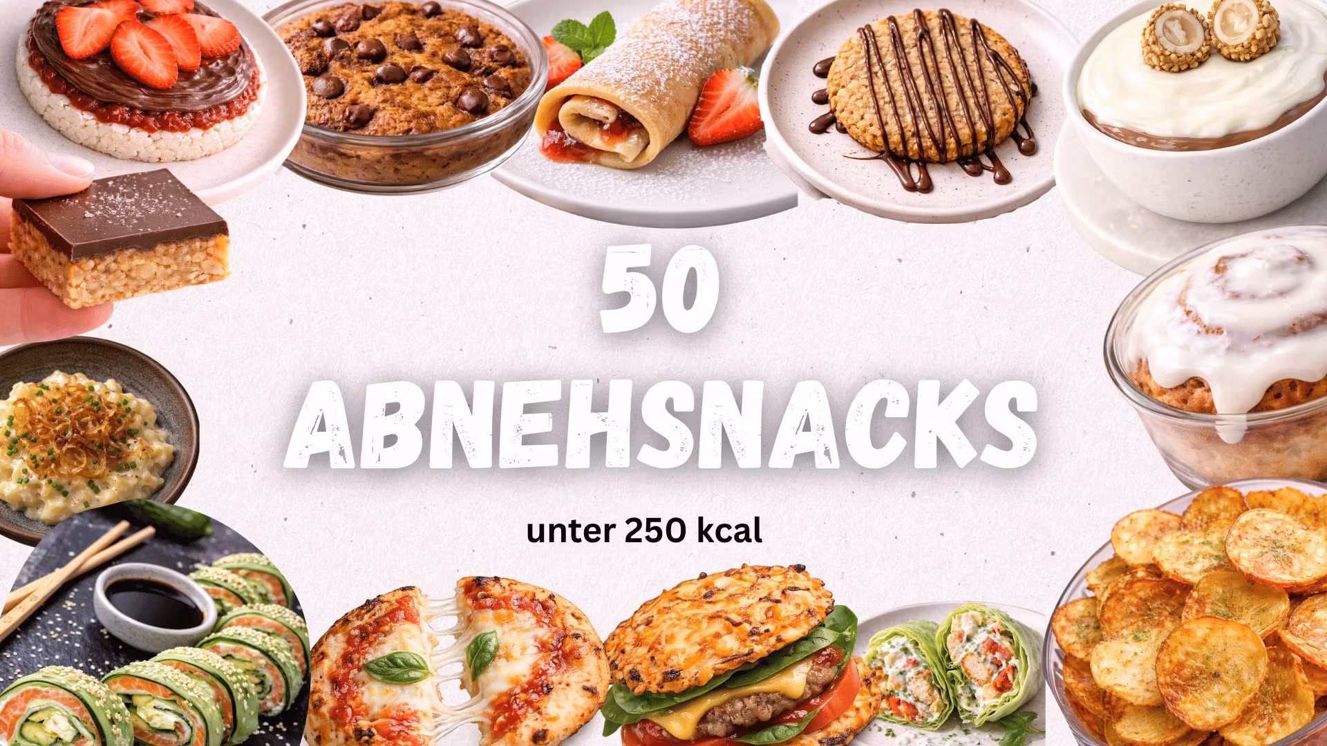 50 Abnehmsnacks unter 250 Kalorien