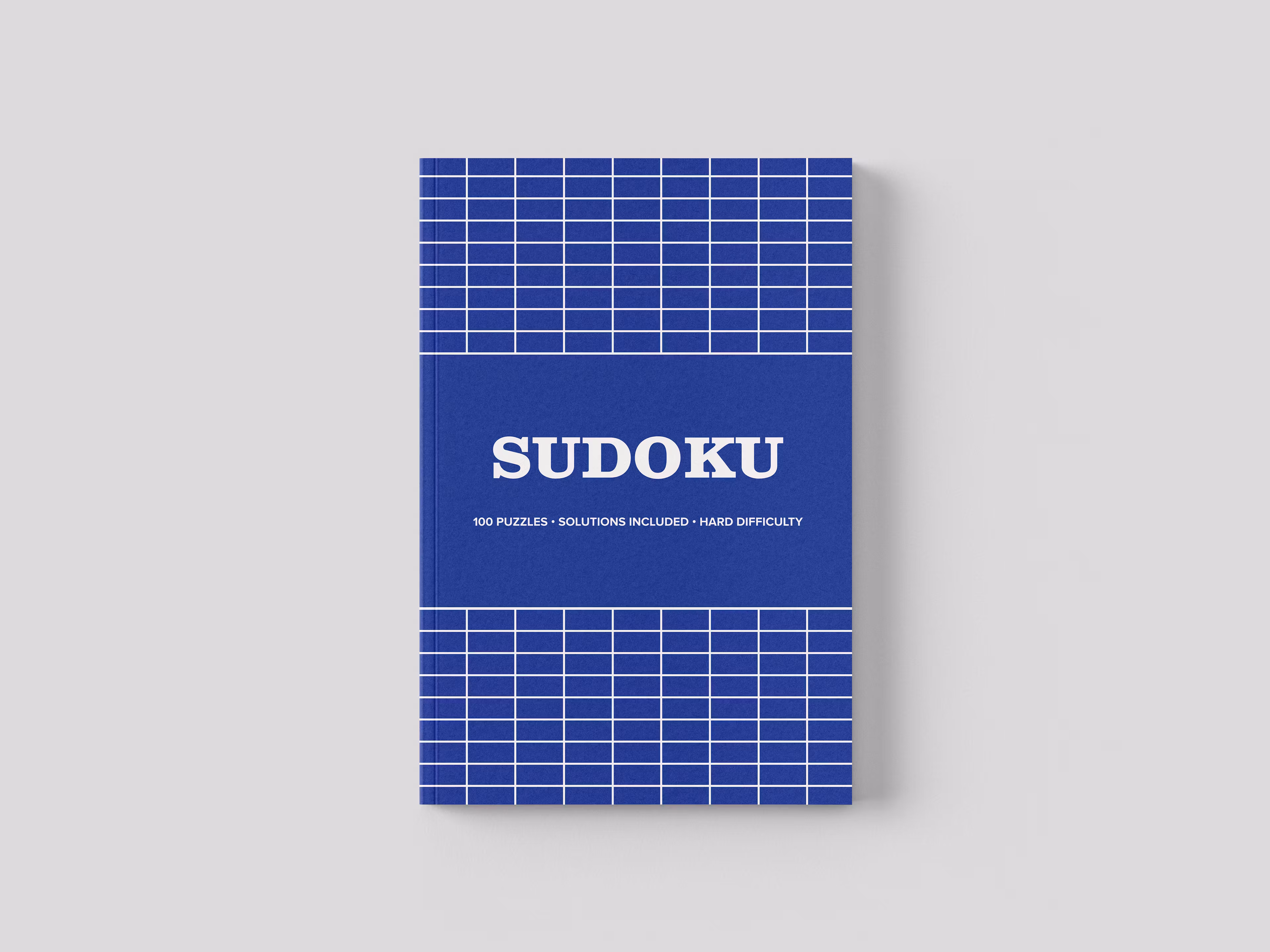 100 Hard Sudoku Puzzles Blue Edition