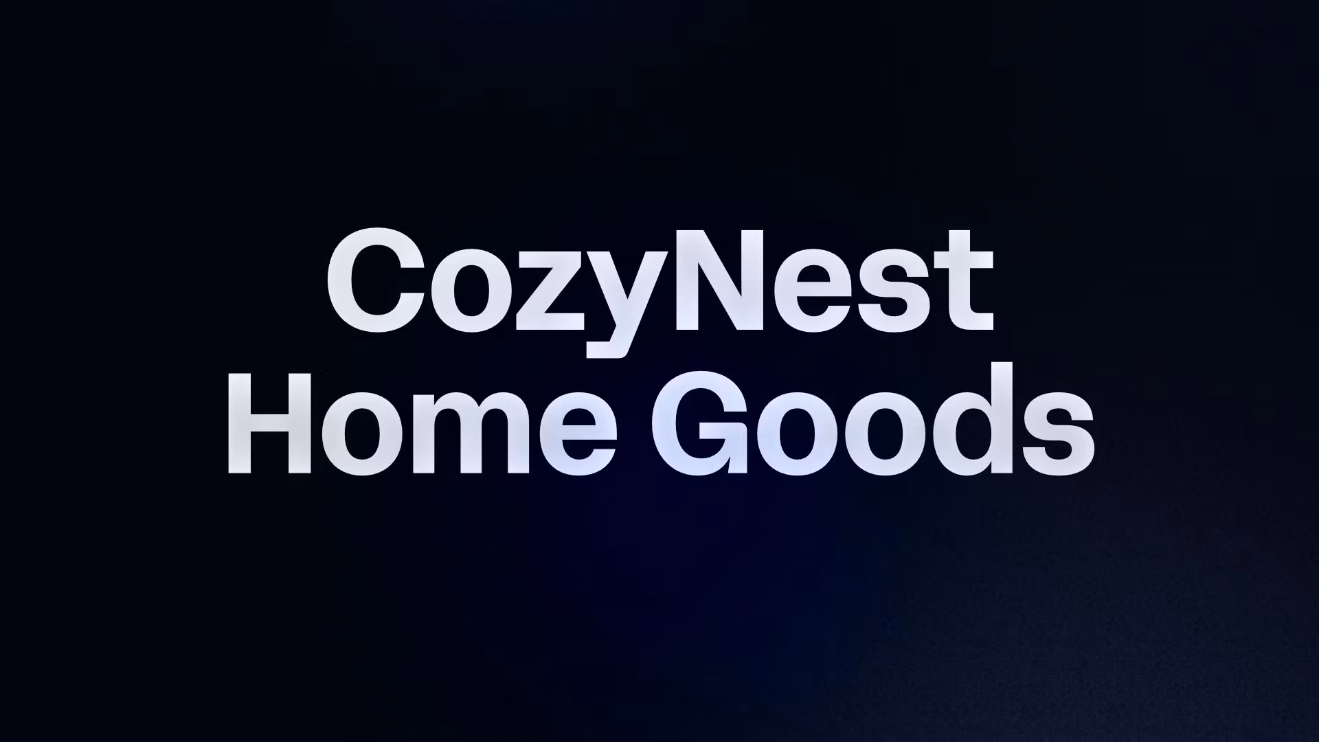 CozyNest Home Goods