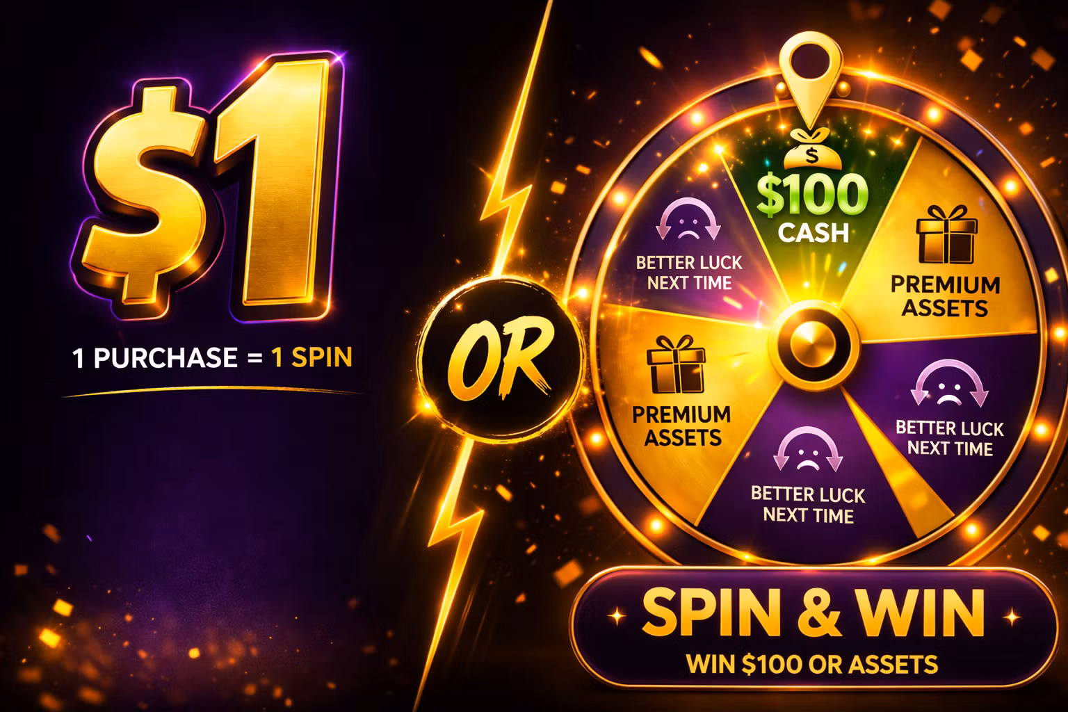 Spin & Win $100