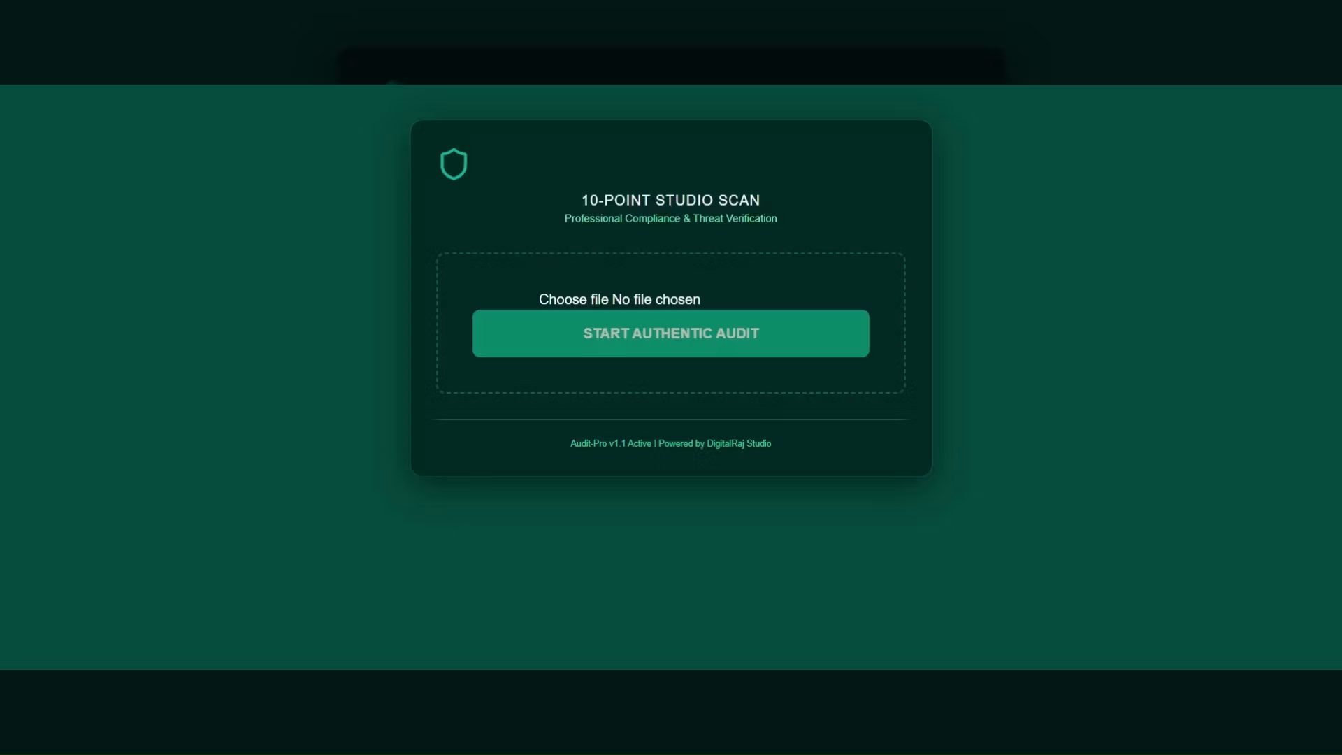 Audit Pro Studio | 10-Point Compliance Engine