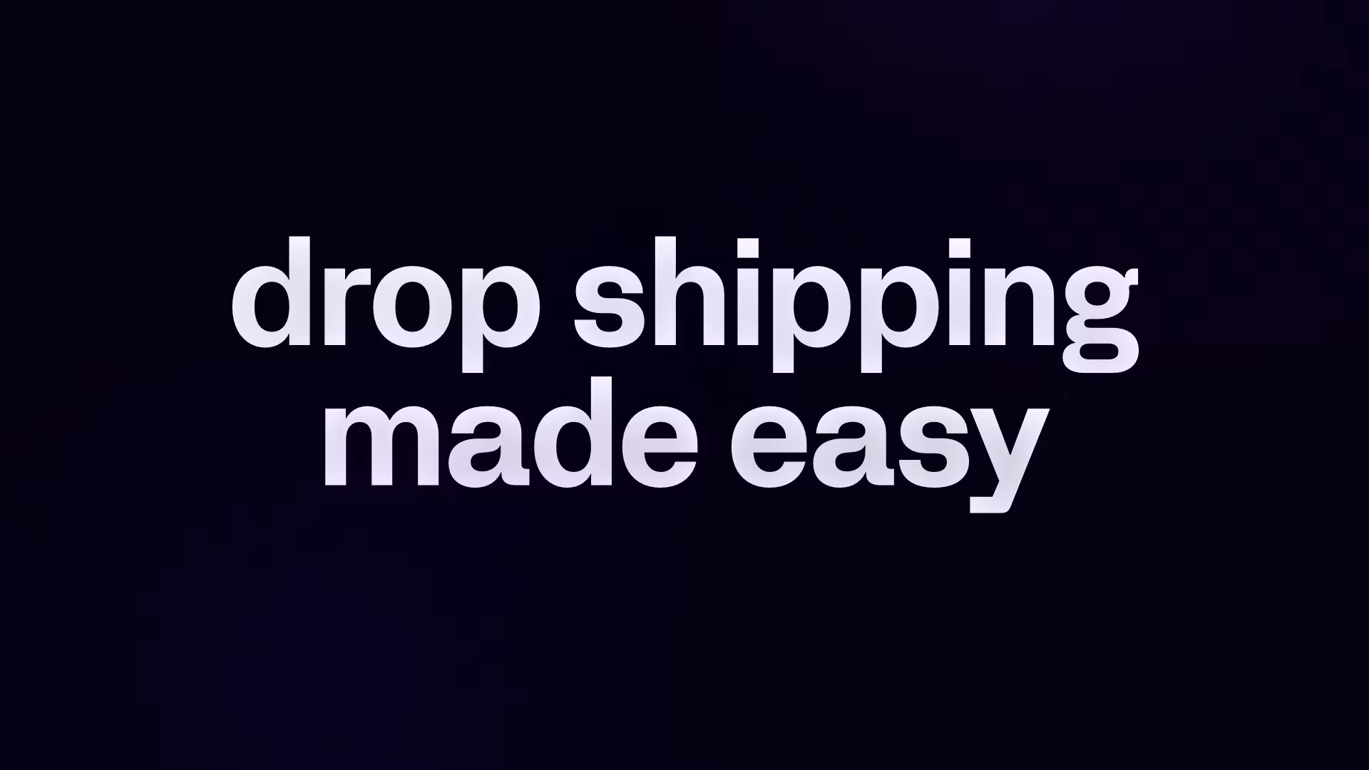 drop shipping made easy